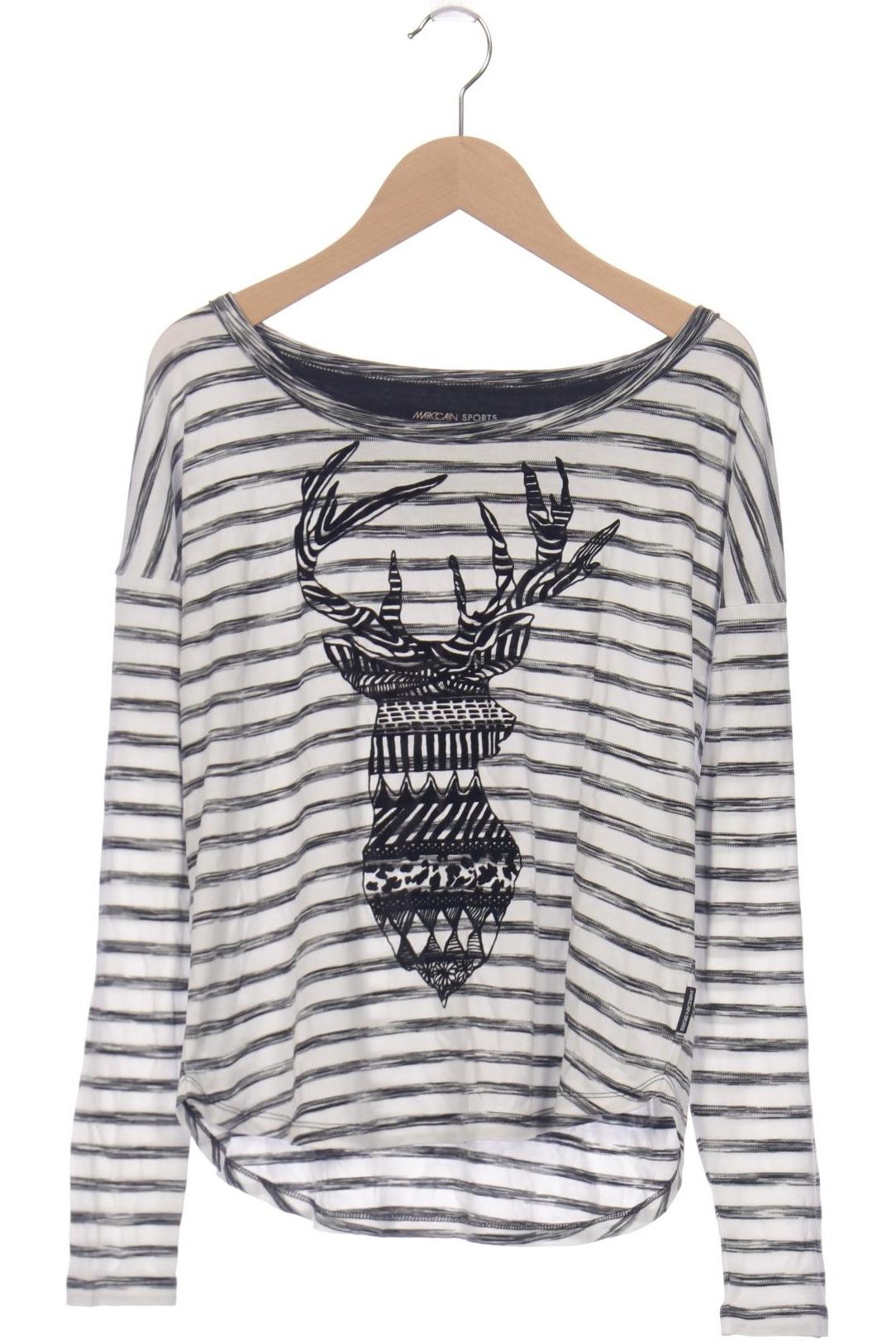 

Marc Cain Sports Damen Langarmshirt, weiß, Gr. 36