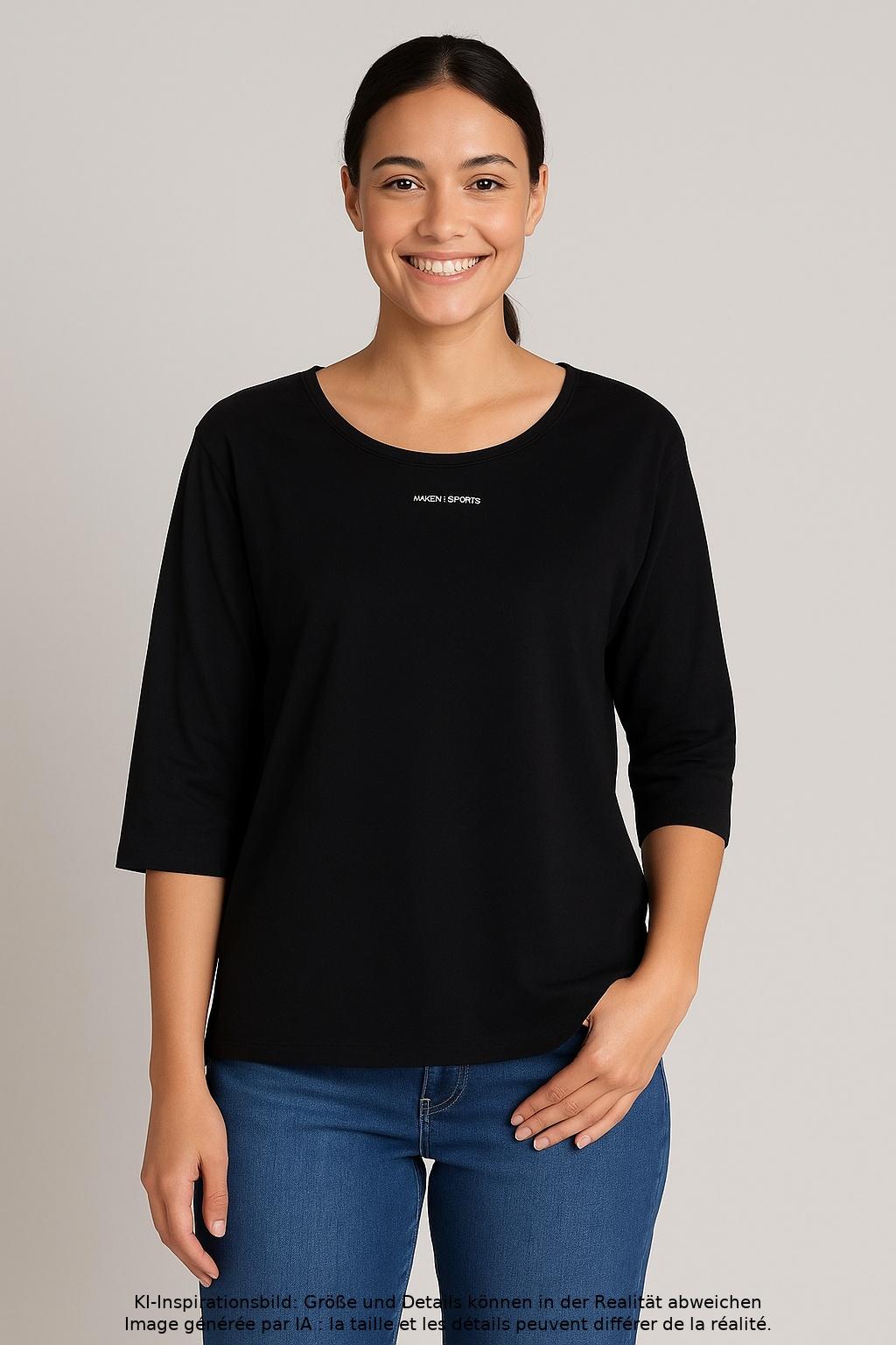 

Marc Cain Sports Damen T-Shirt, schwarz, Gr. 42