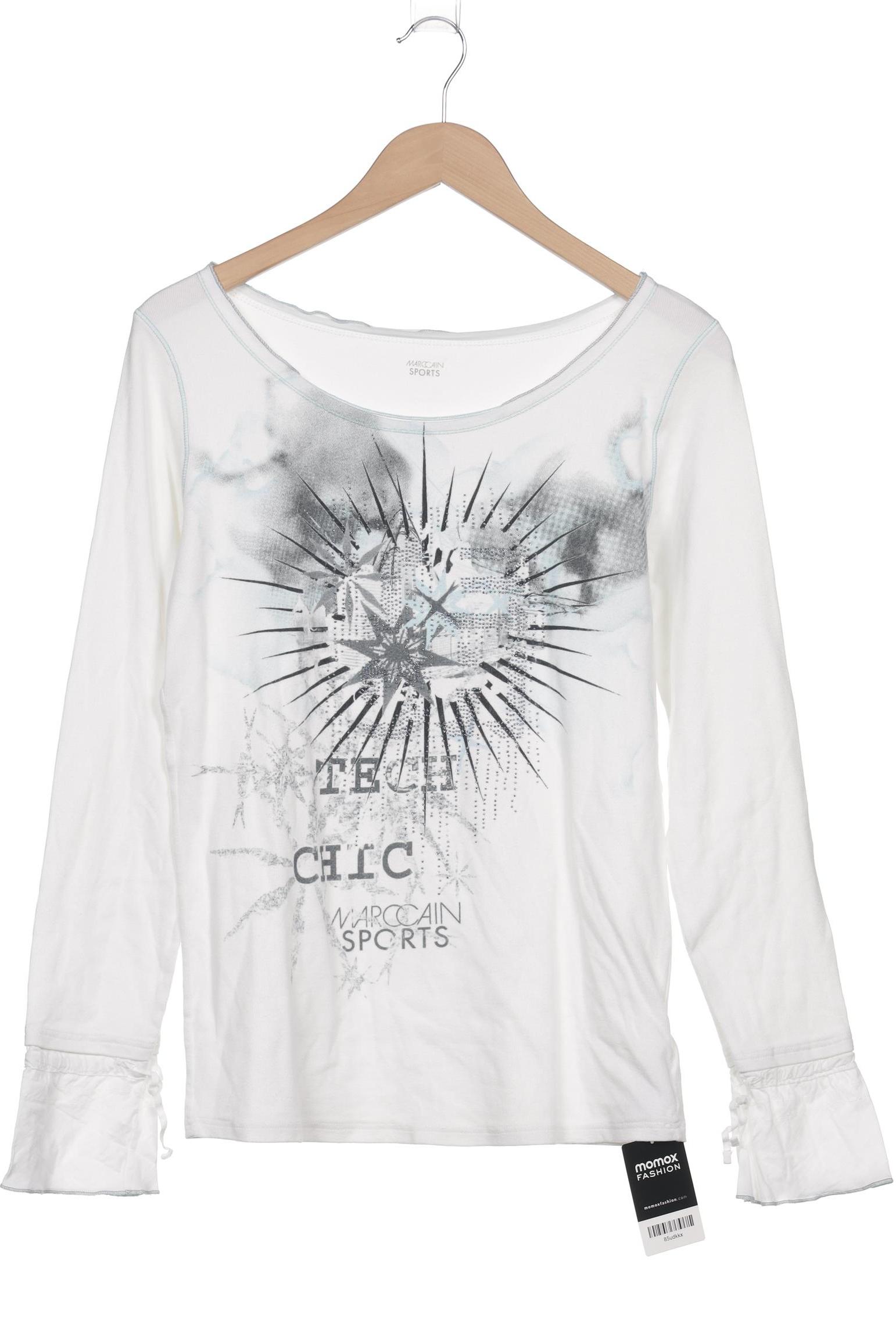 

Marc Cain Sports Damen Langarmshirt, weiß, Gr. 42