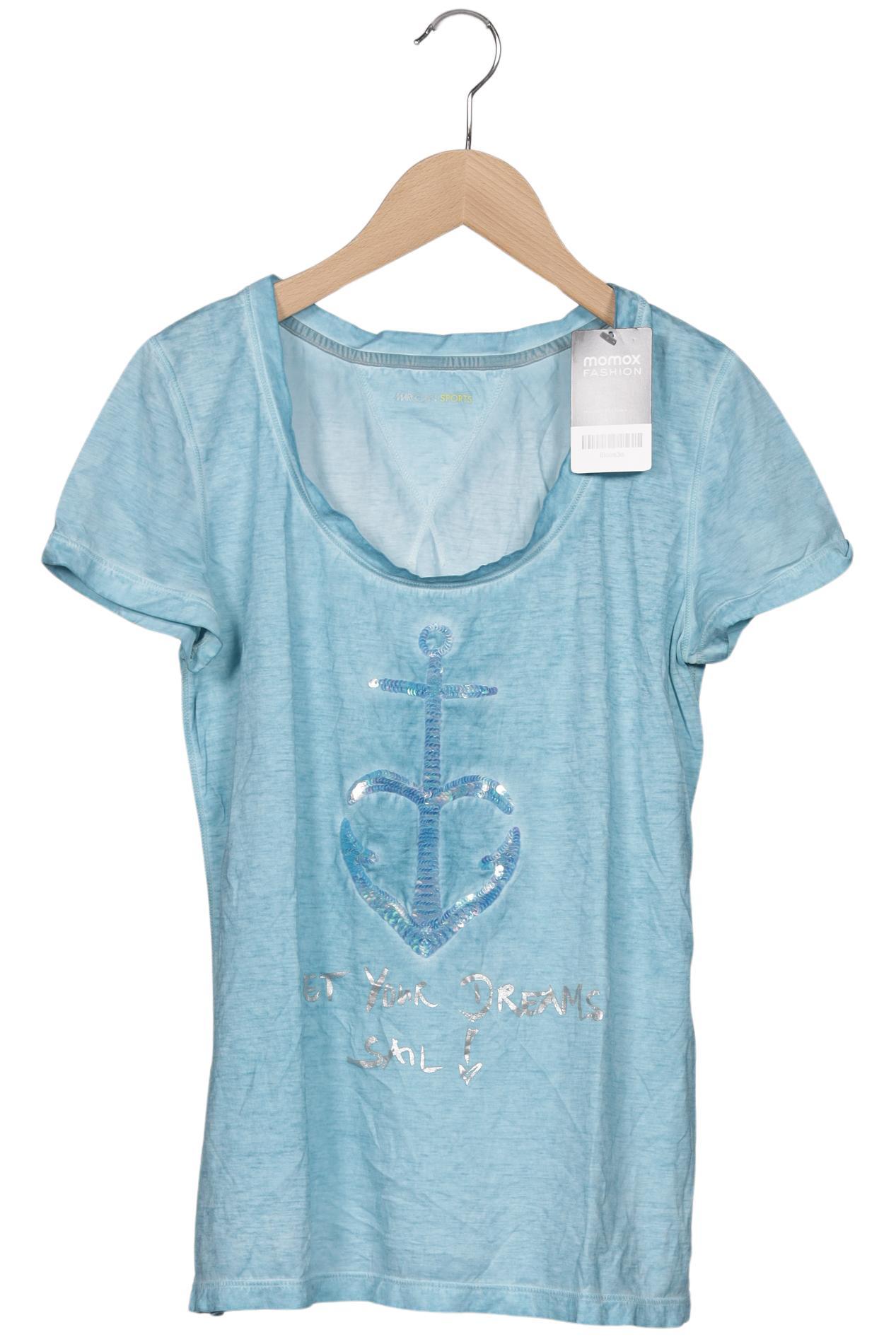 

Marc Cain Sports Damen T-Shirt, blau, Gr. 34