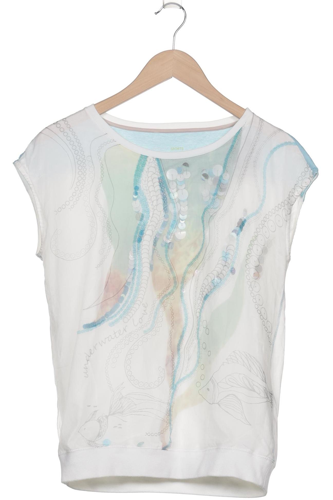 

Marc Cain Sports Damen T-Shirt, weiß, Gr. 38