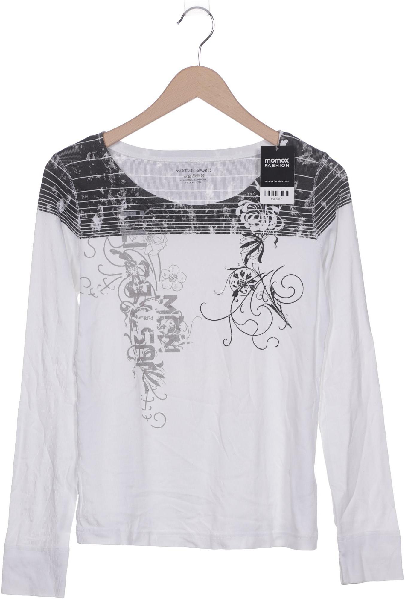 

Marc Cain Sports Damen Langarmshirt, weiß, Gr. 42