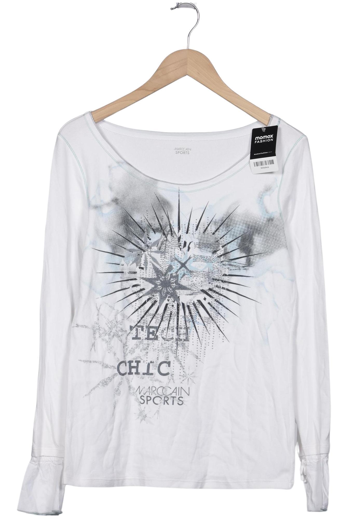 

Marc Cain Sports Damen Langarmshirt, weiß, Gr. 42