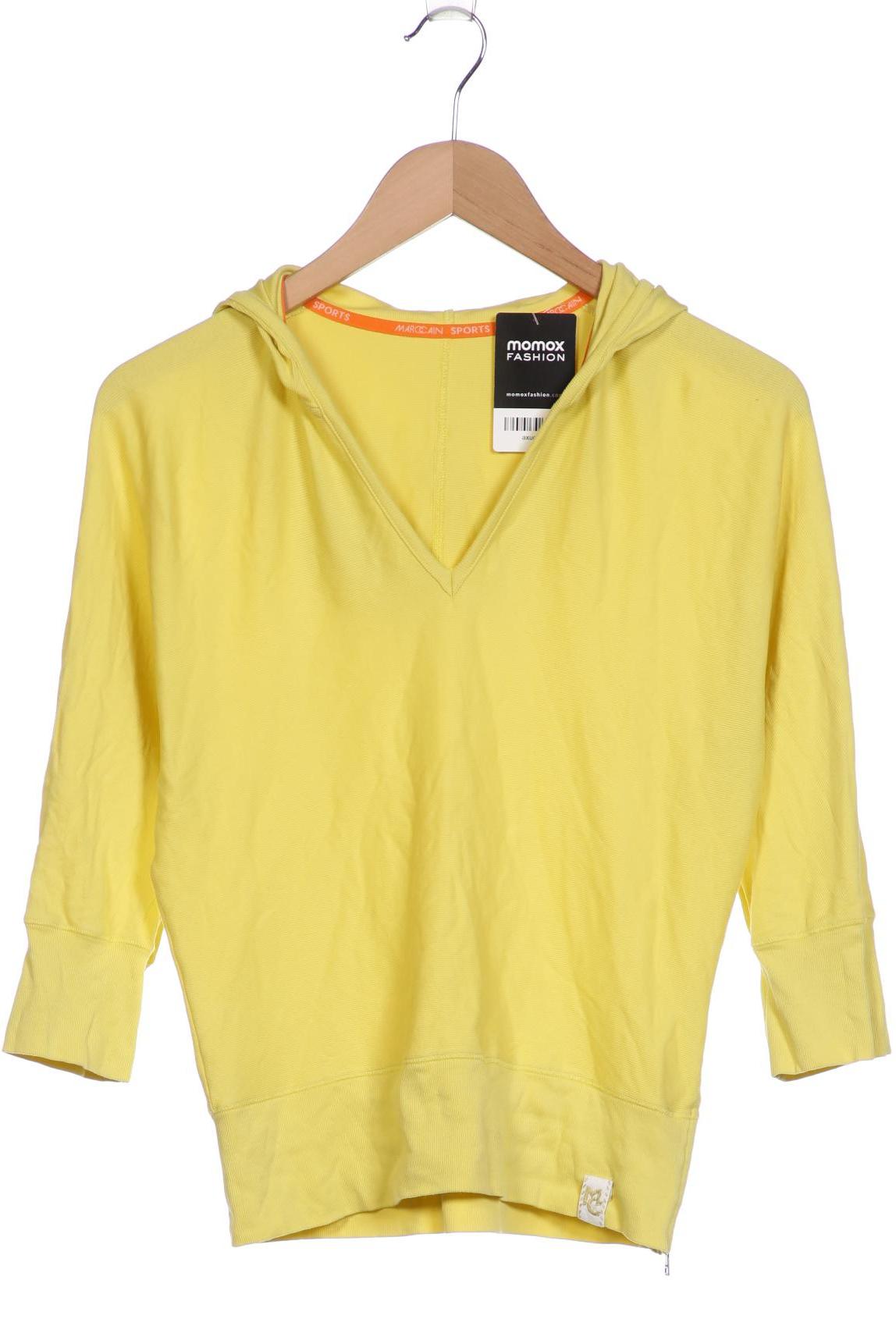 

Marc Cain Sports Damen Kapuzenpullover, gelb, Gr. 38