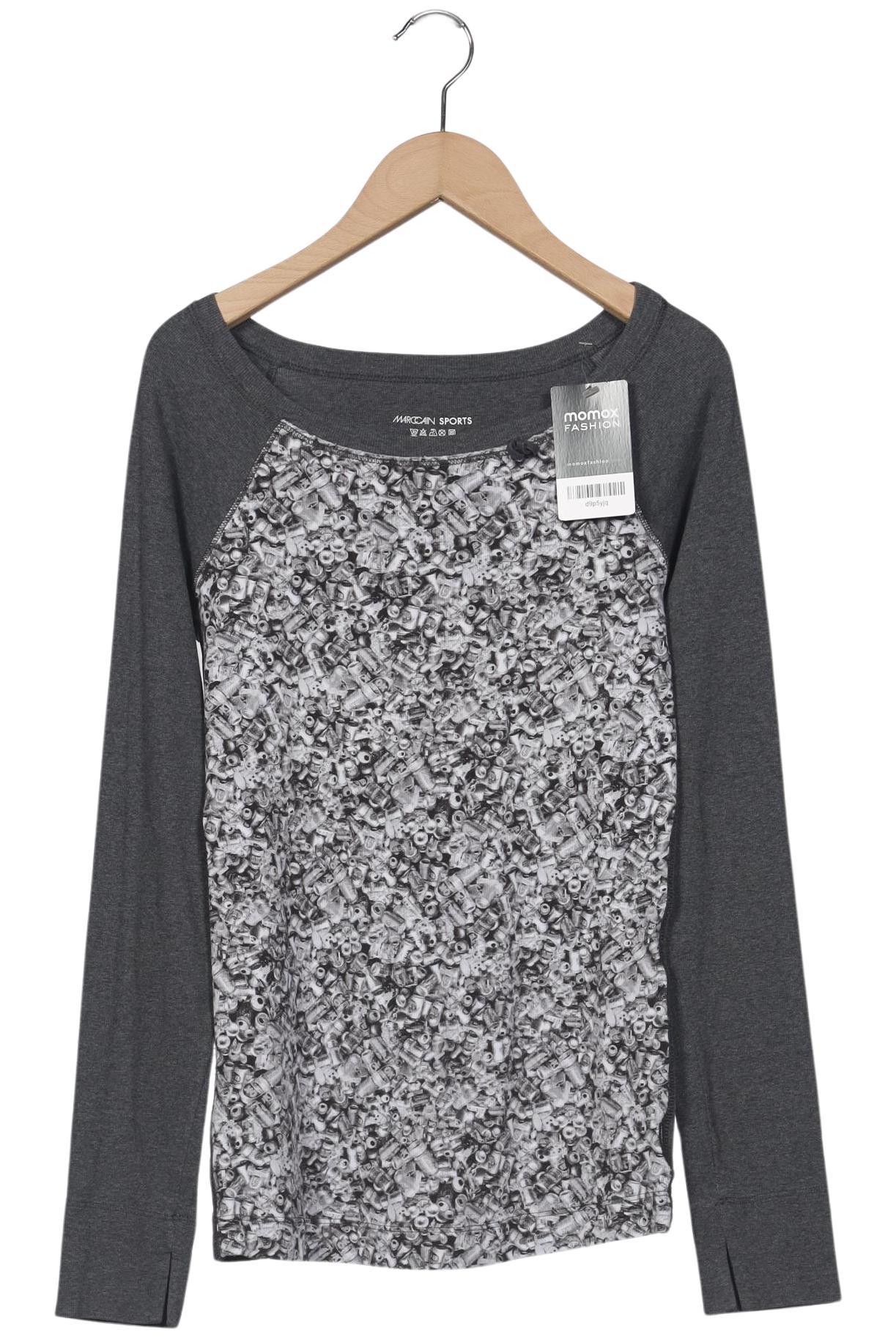 

Marc Cain Sports Damen Langarmshirt, grau, Gr. 34