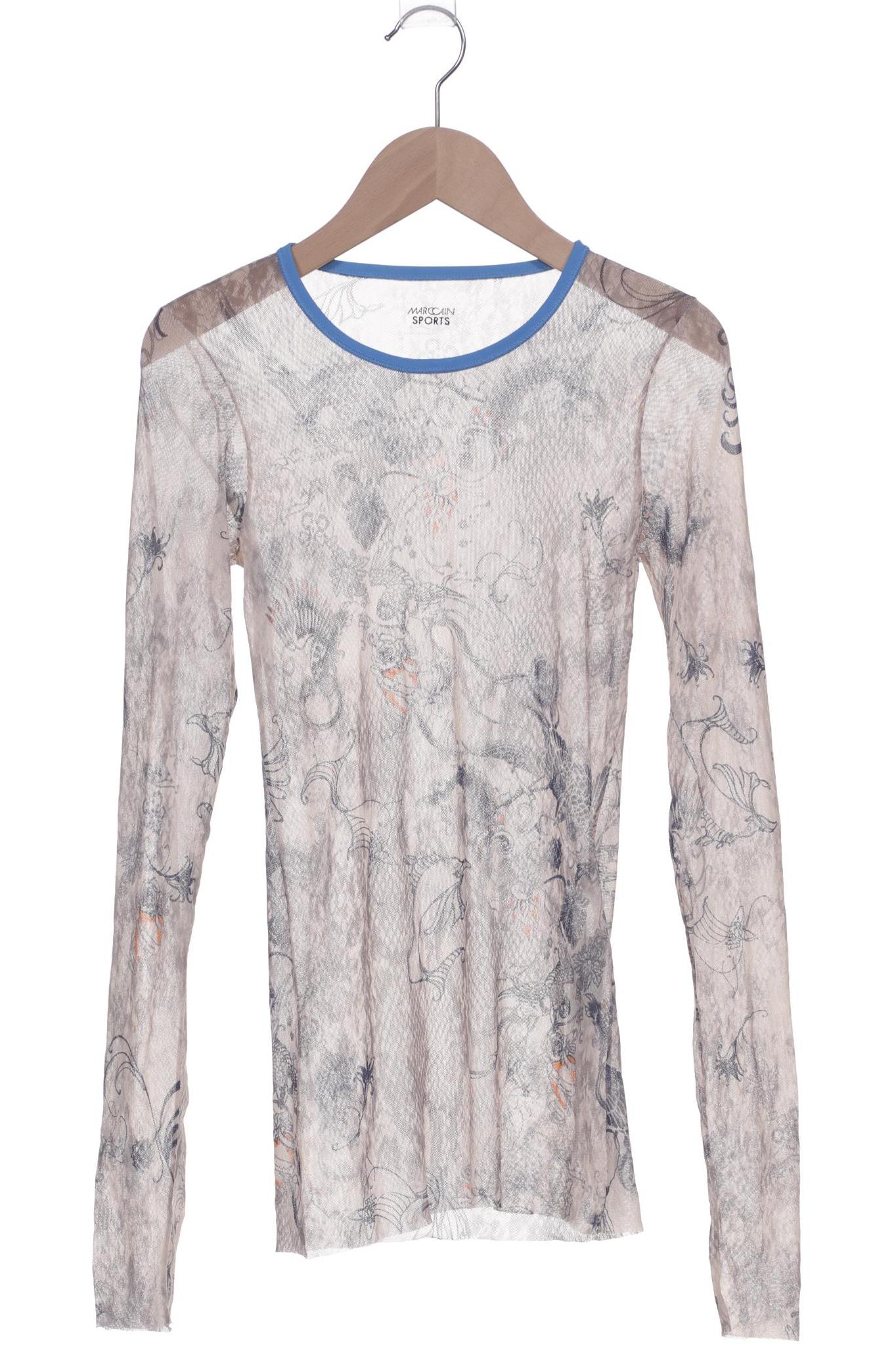 

Marc Cain Sports Damen Langarmshirt, grau, Gr. 34