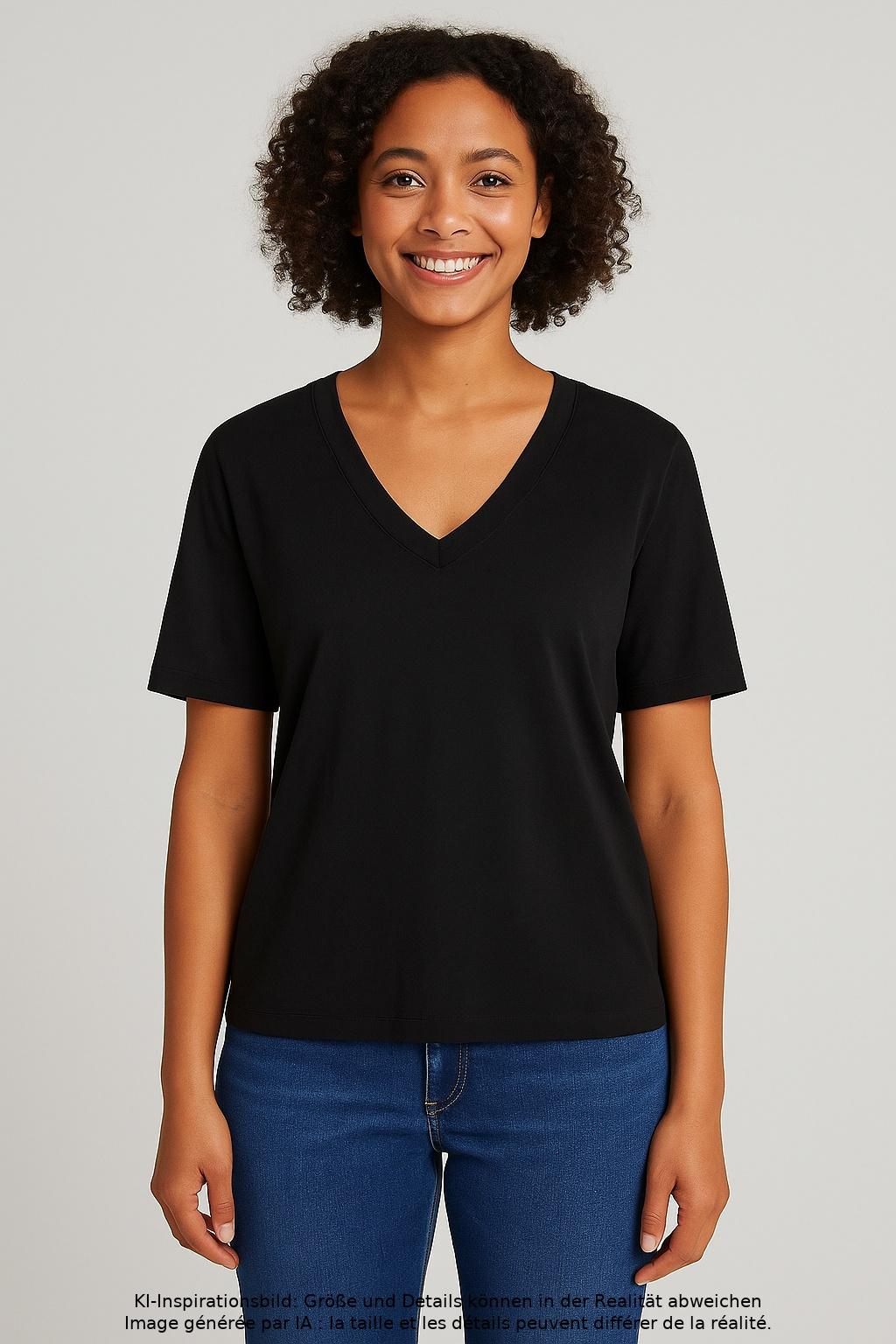 

Marc Cain Sports Damen T-Shirt, schwarz, Gr. 42