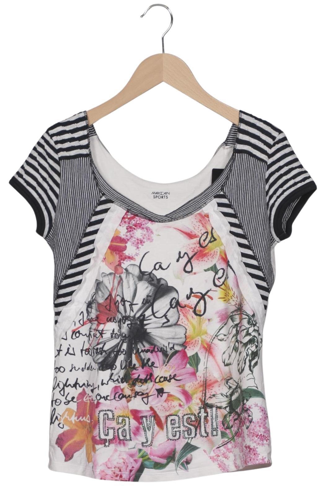 

Marc Cain Sports Damen T-Shirt, weiß, Gr. 38