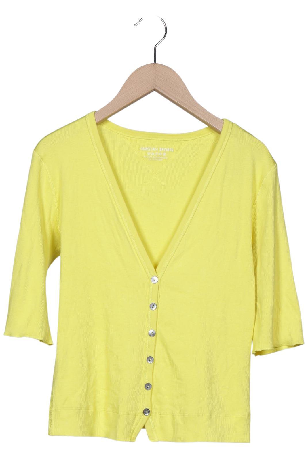 

Marc Cain Sports Damen Strickjacke, gelb, Gr. 38