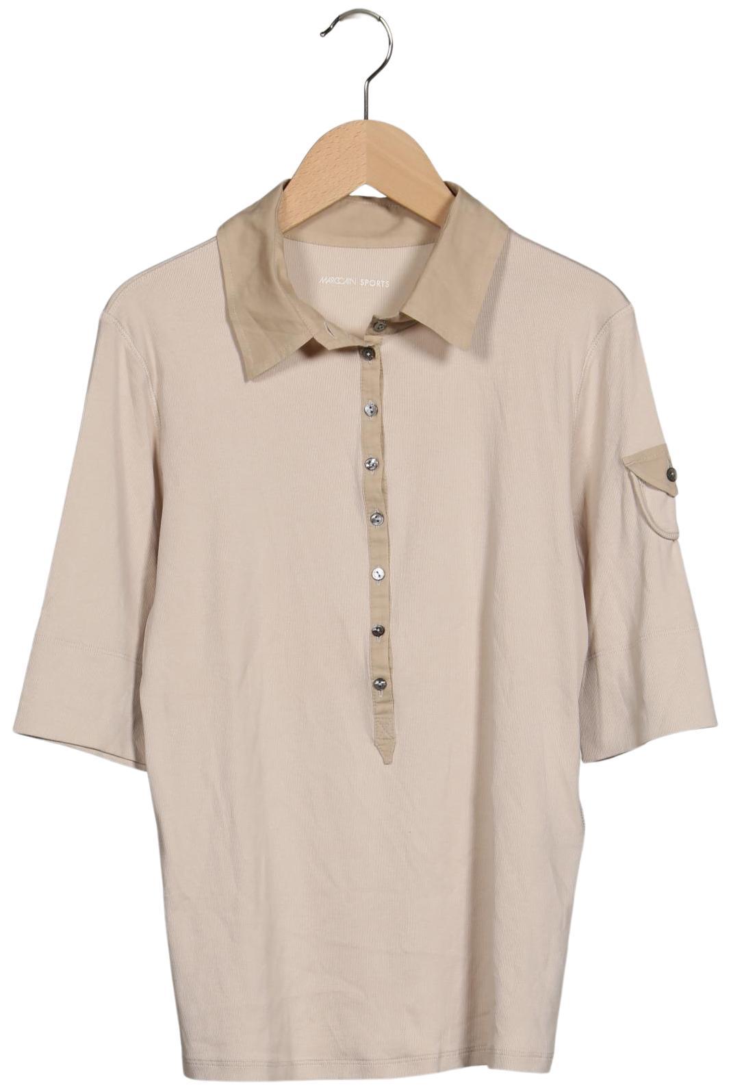 

Marc Cain Sports Damen Poloshirt, beige, Gr. 42