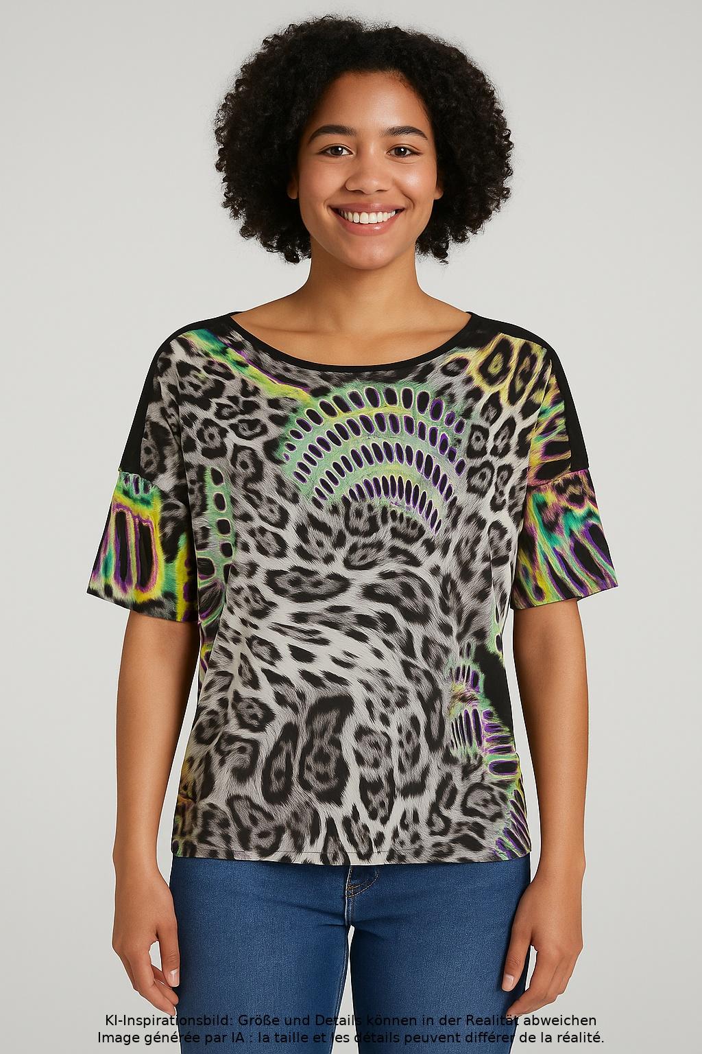 

Marc Cain Sports Damen T-Shirt, neon, Gr. 38