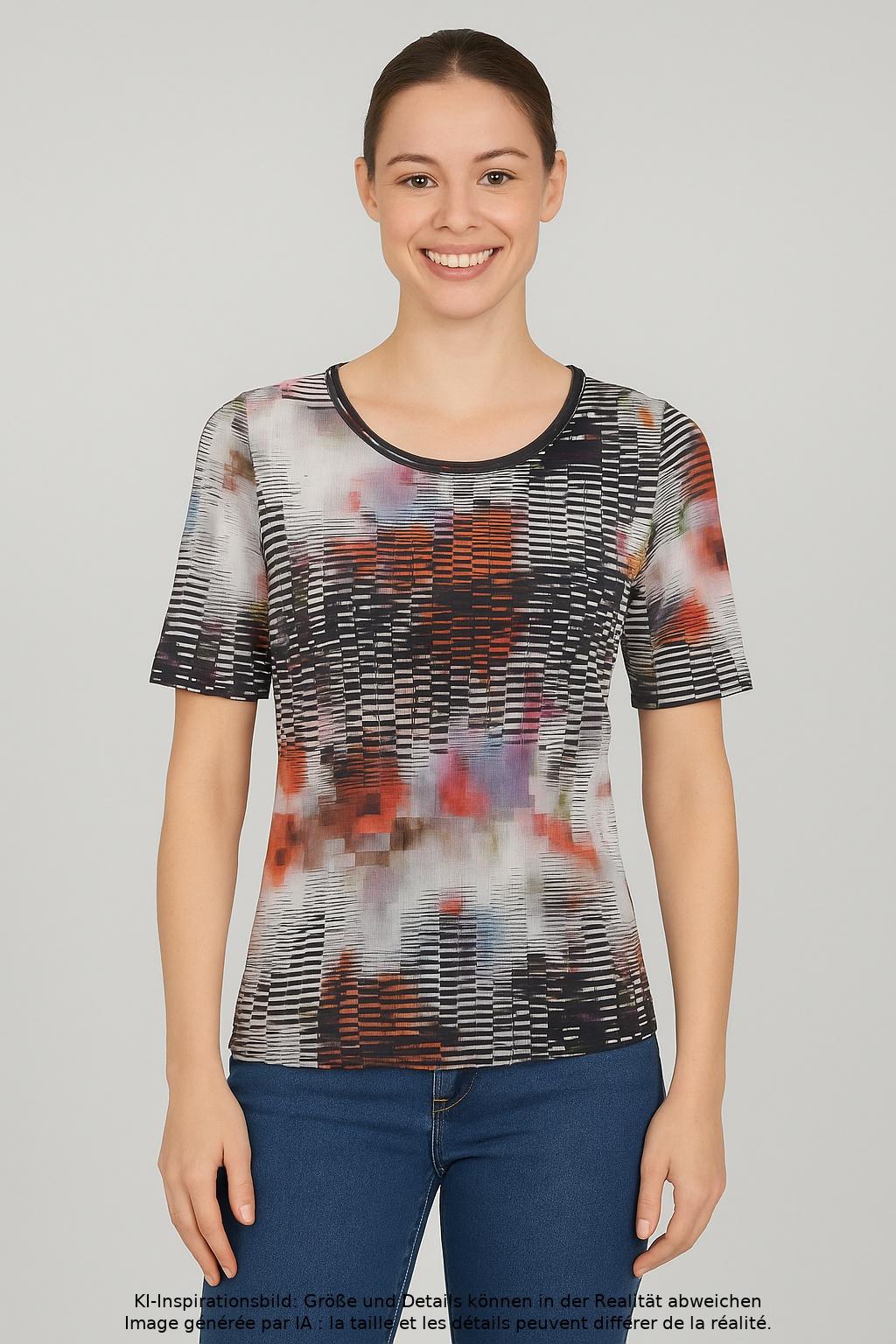

Marc Cain Sports Damen T-Shirt, mehrfarbig, Gr. 32
