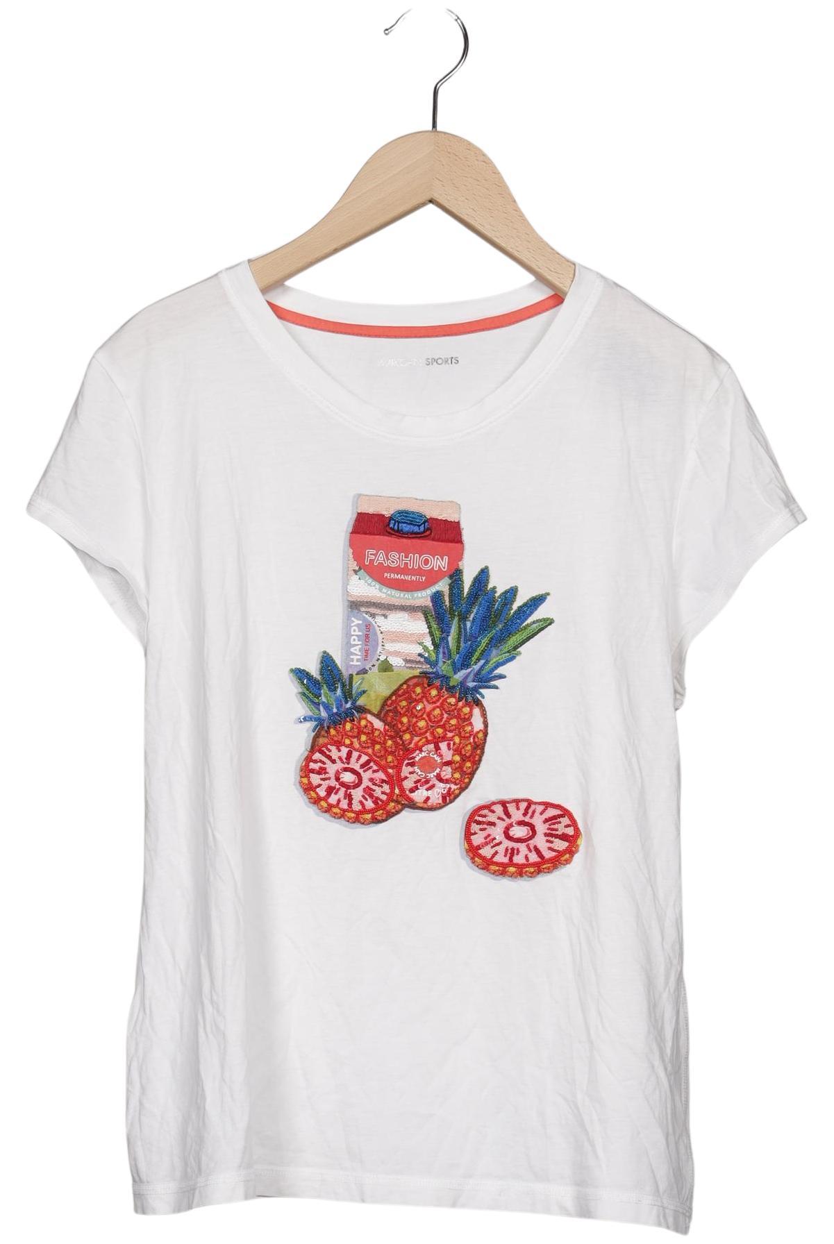 

Marc Cain Sports Damen T-Shirt, weiß, Gr. 40