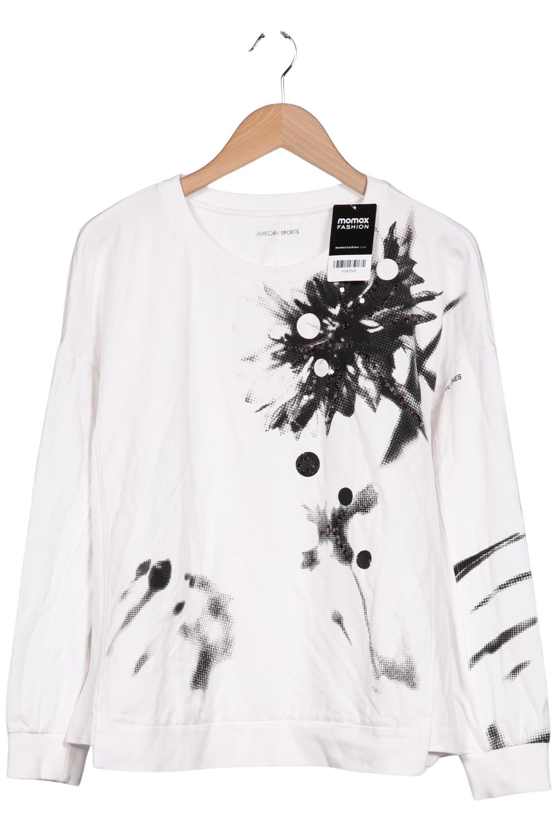 

Marc Cain Sports Damen Sweatshirt, weiß, Gr. 42