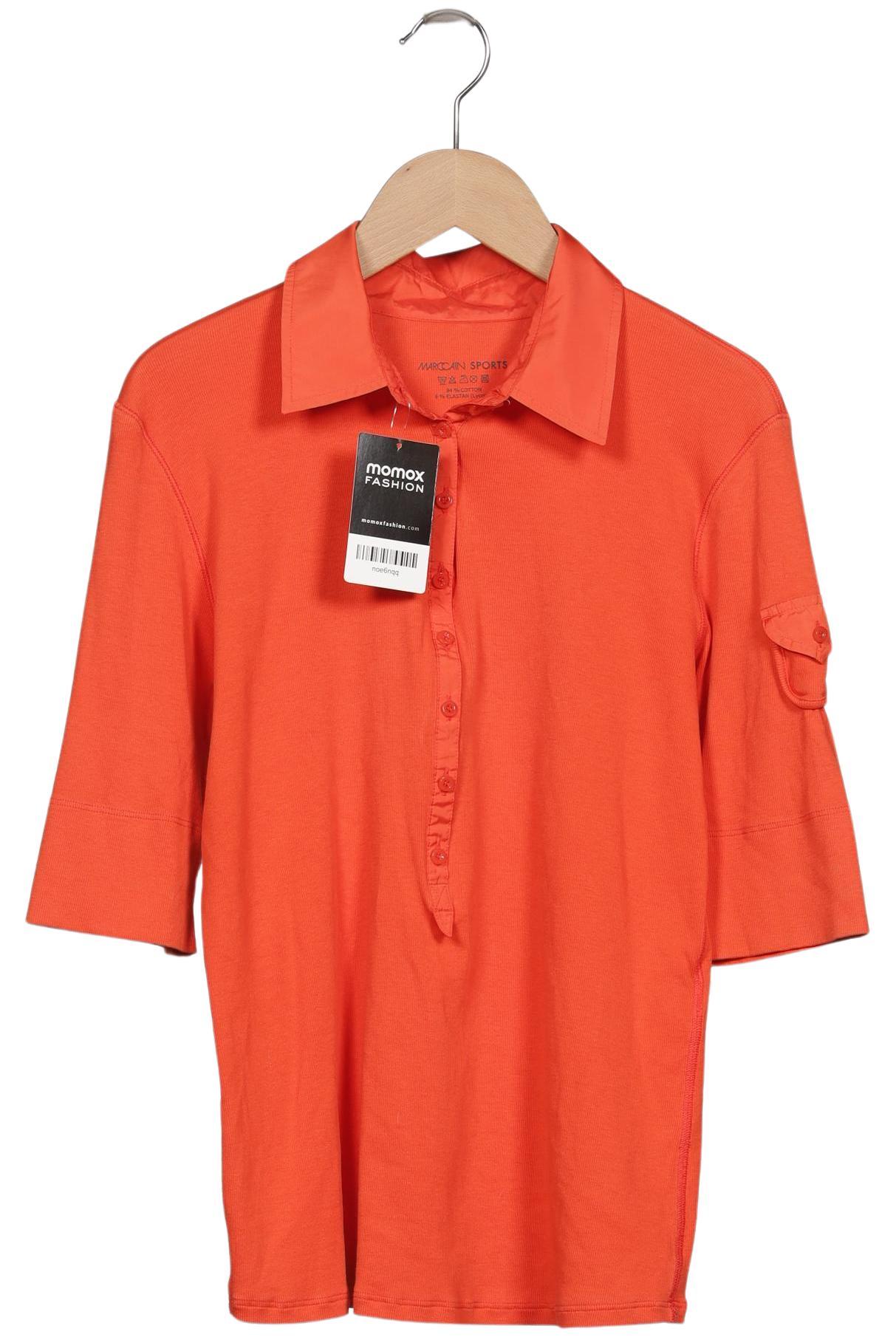 Thumbnail - Marc Cain Sports Damen Poloshirt, orange, Gr. 42