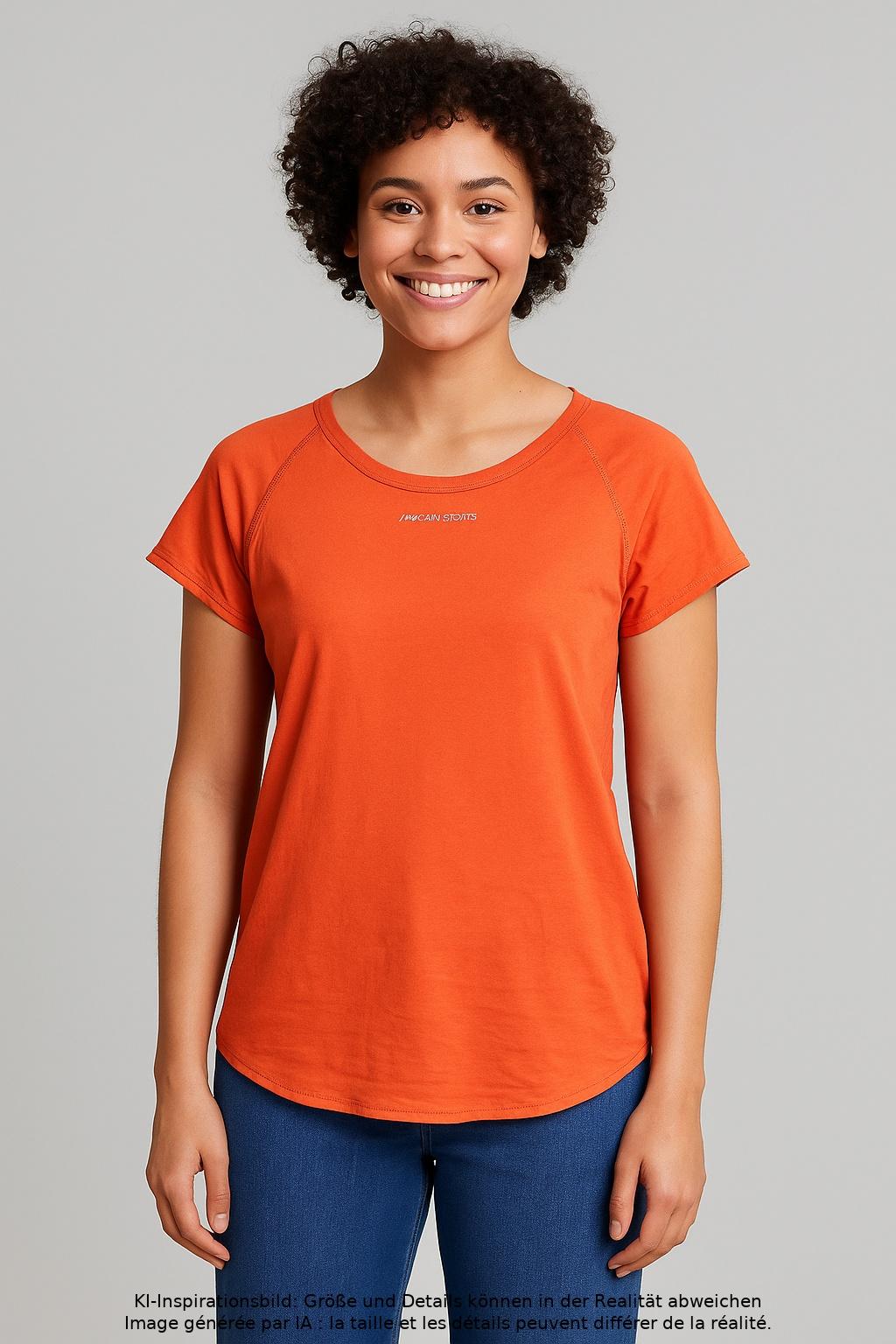 

Marc Cain Sports Damen T-Shirt, orange, Gr. 36
