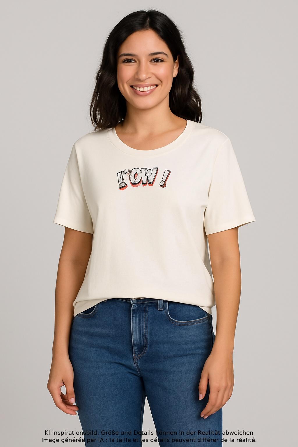 

Marc Cain Sports Damen T-Shirt, cremeweiß, Gr. 36