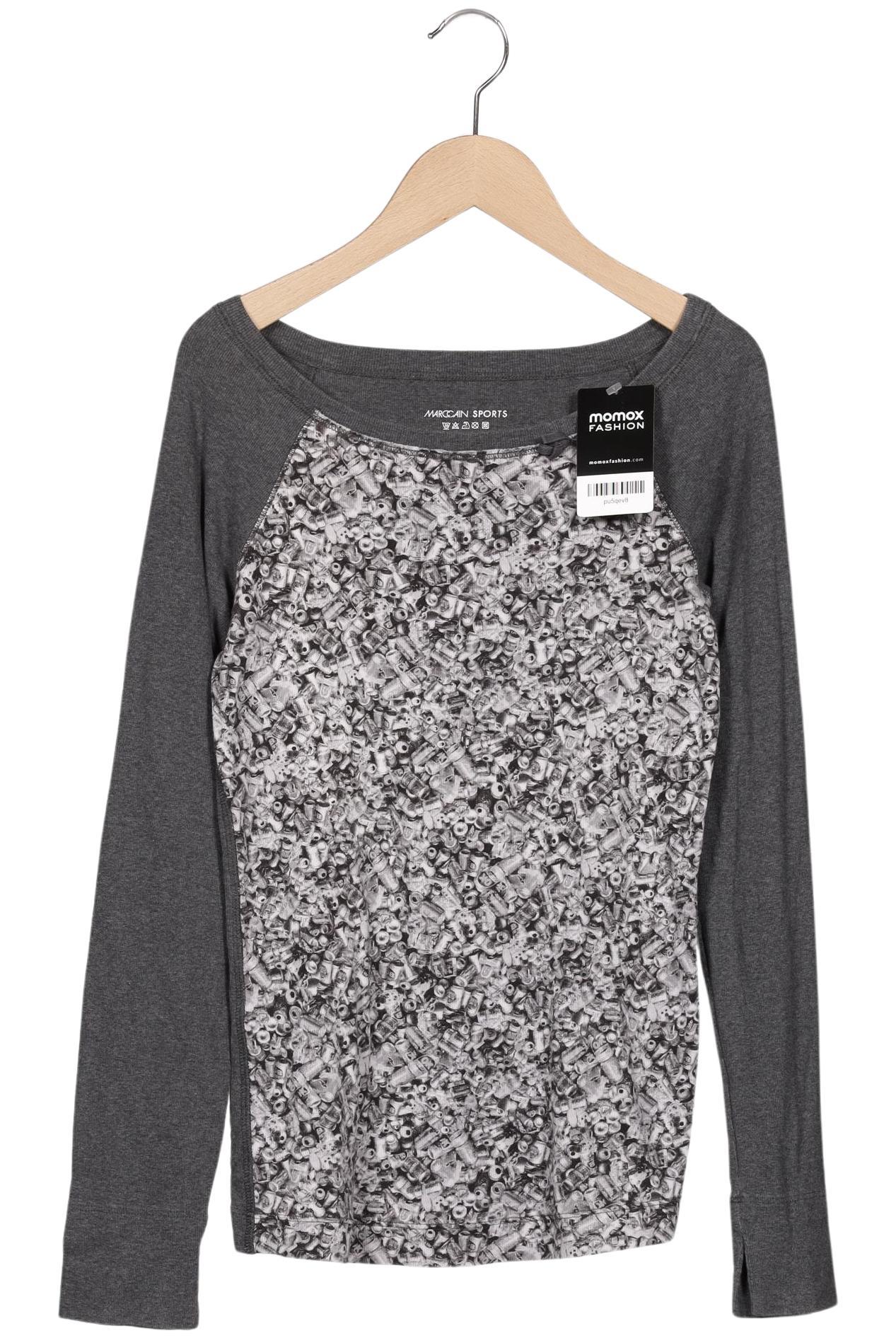 

Marc Cain Sports Damen Langarmshirt, grau, Gr. 36