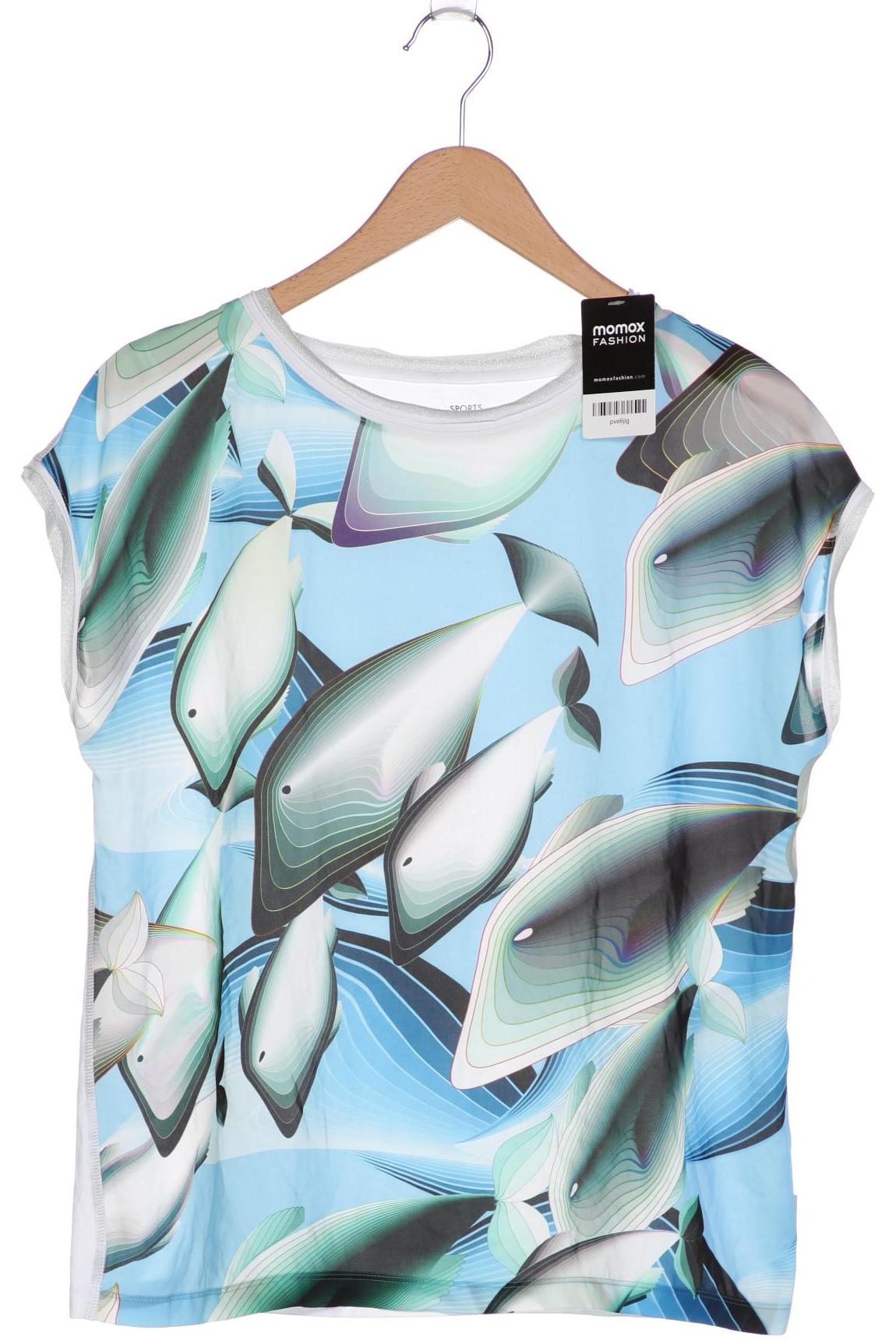 

Marc Cain Sports Damen T-Shirt, blau, Gr. 42