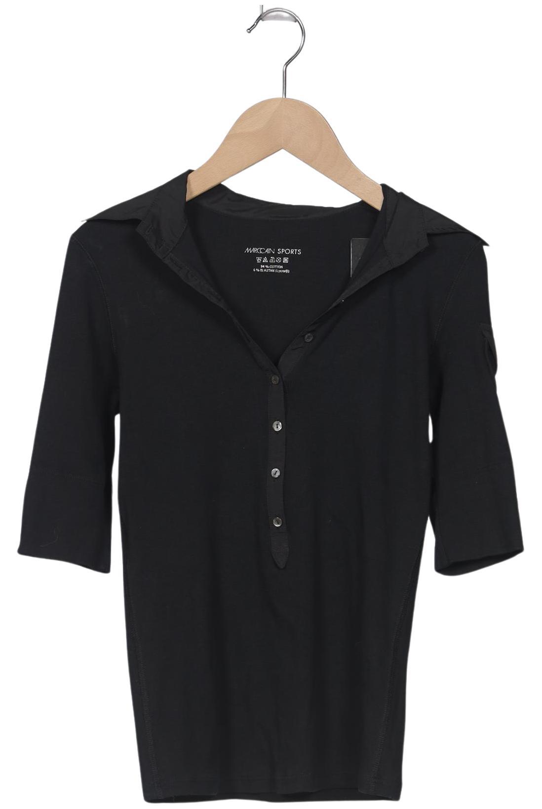 

Marc Cain Sports Damen Poloshirt, schwarz, Gr. 36