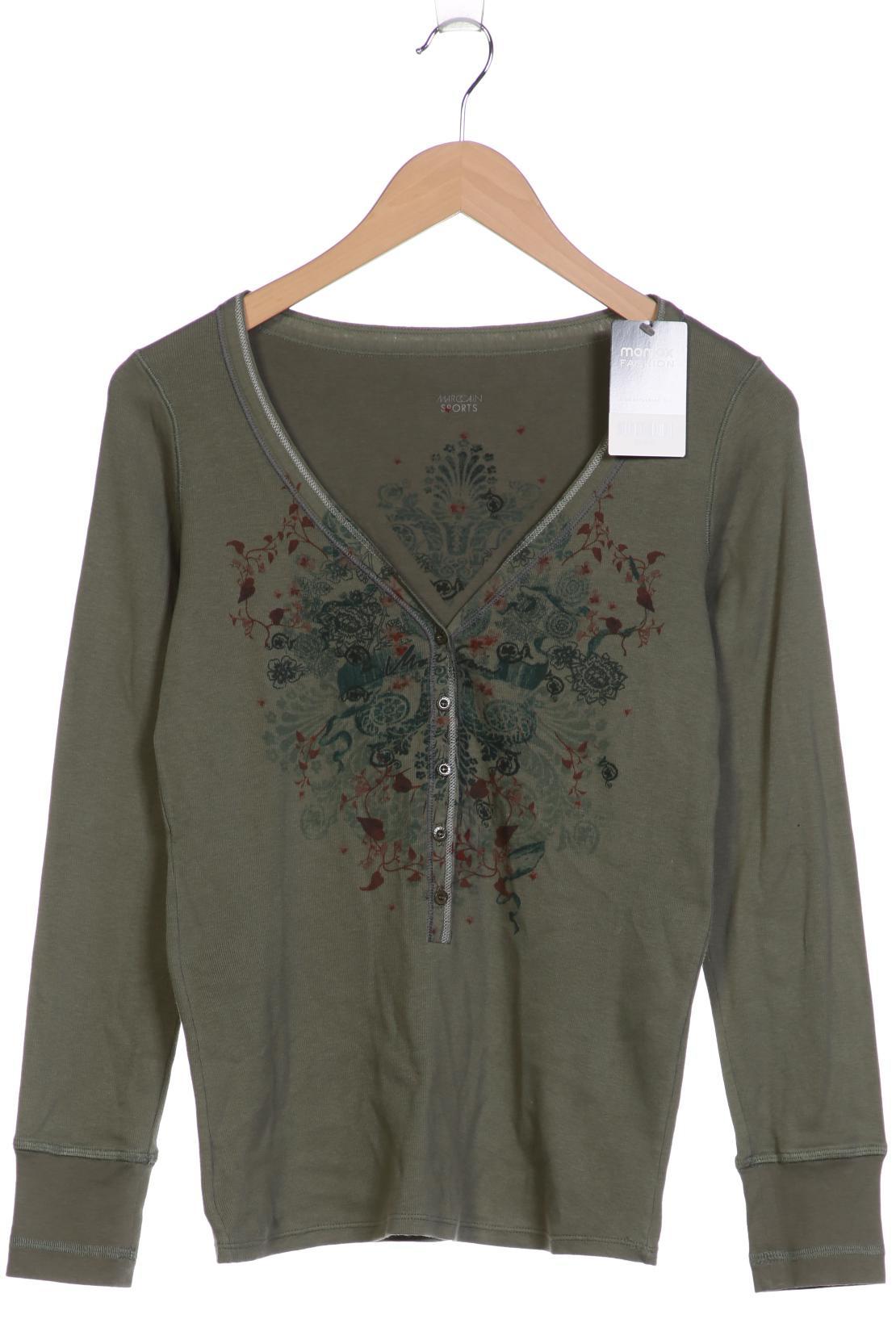 

Marc Cain Sports Damen Langarmshirt, grün, Gr. 38