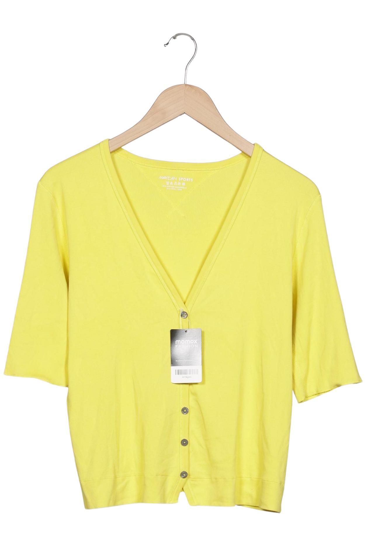 

Marc Cain Sports Damen Strickjacke, gelb, Gr. 38