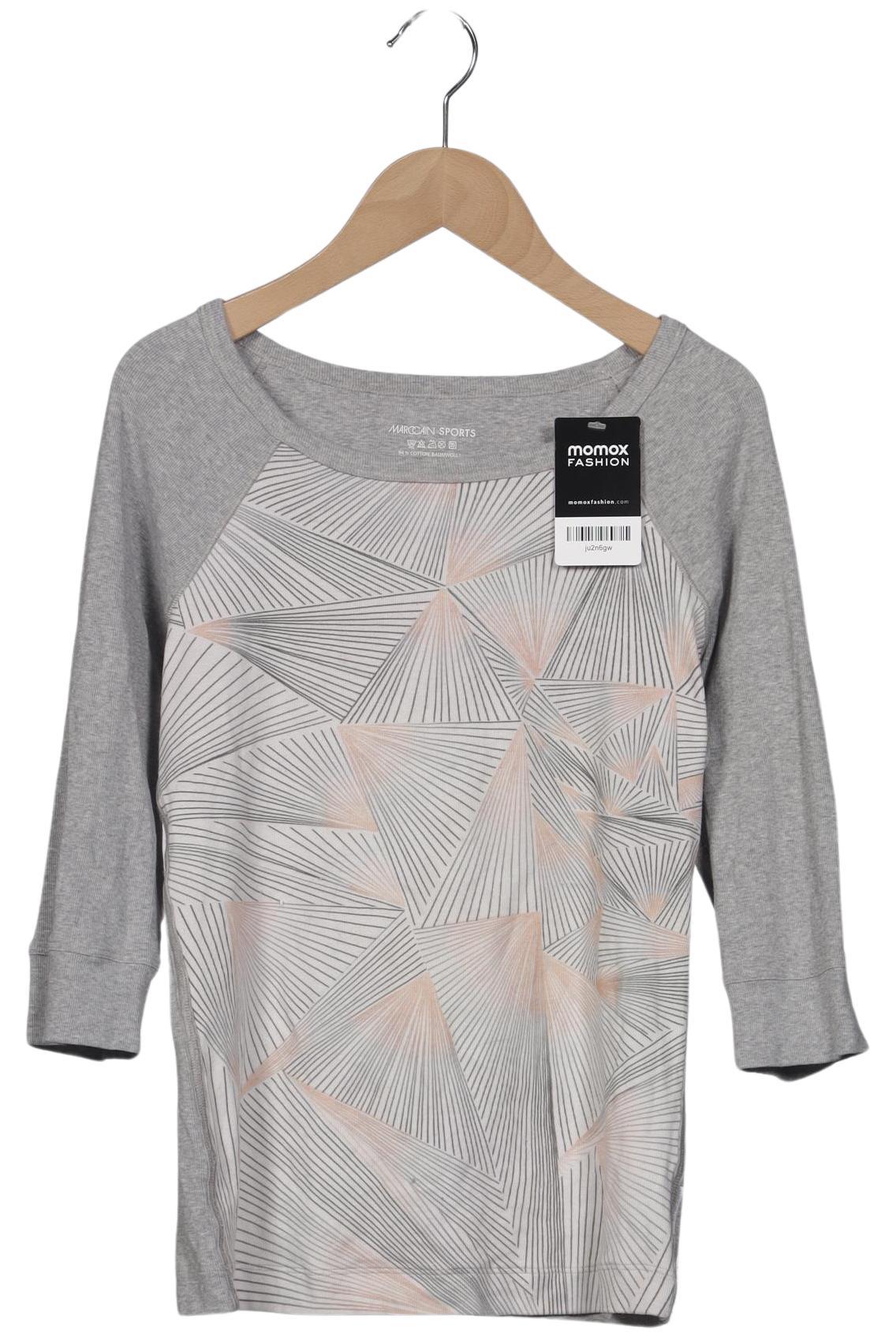 

Marc Cain Sports Damen Langarmshirt, grau, Gr. 34