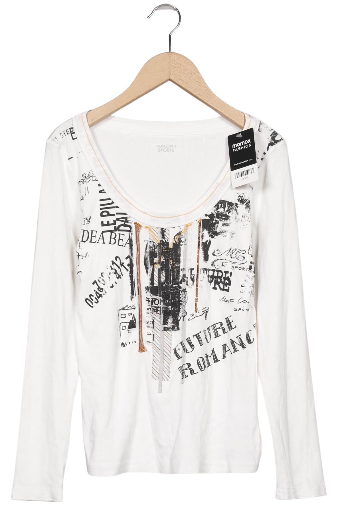 

Marc Cain Sports Damen Langarmshirt, weiß, Gr. 36