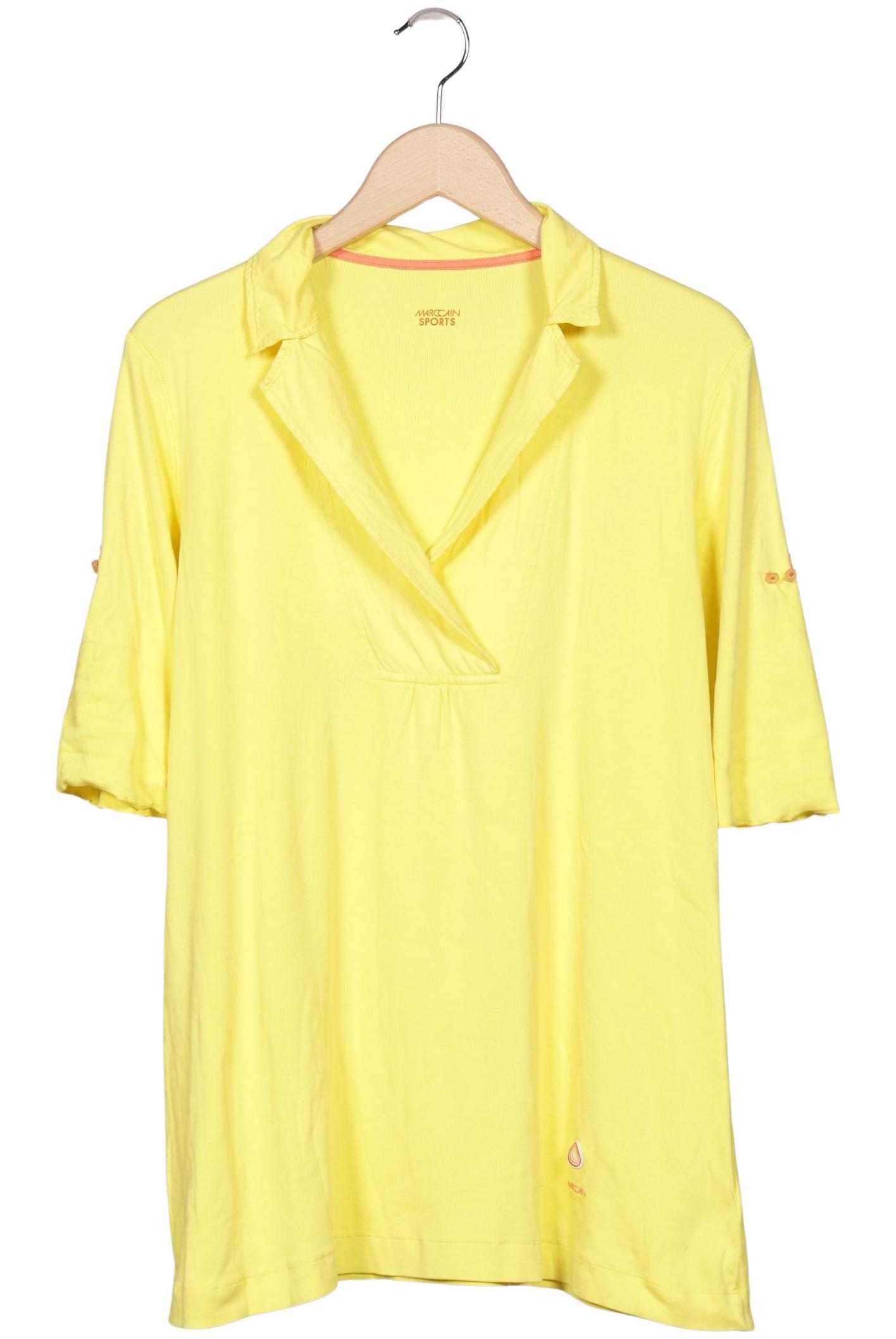 

Marc Cain Sports Damen Poloshirt, gelb, Gr. 42
