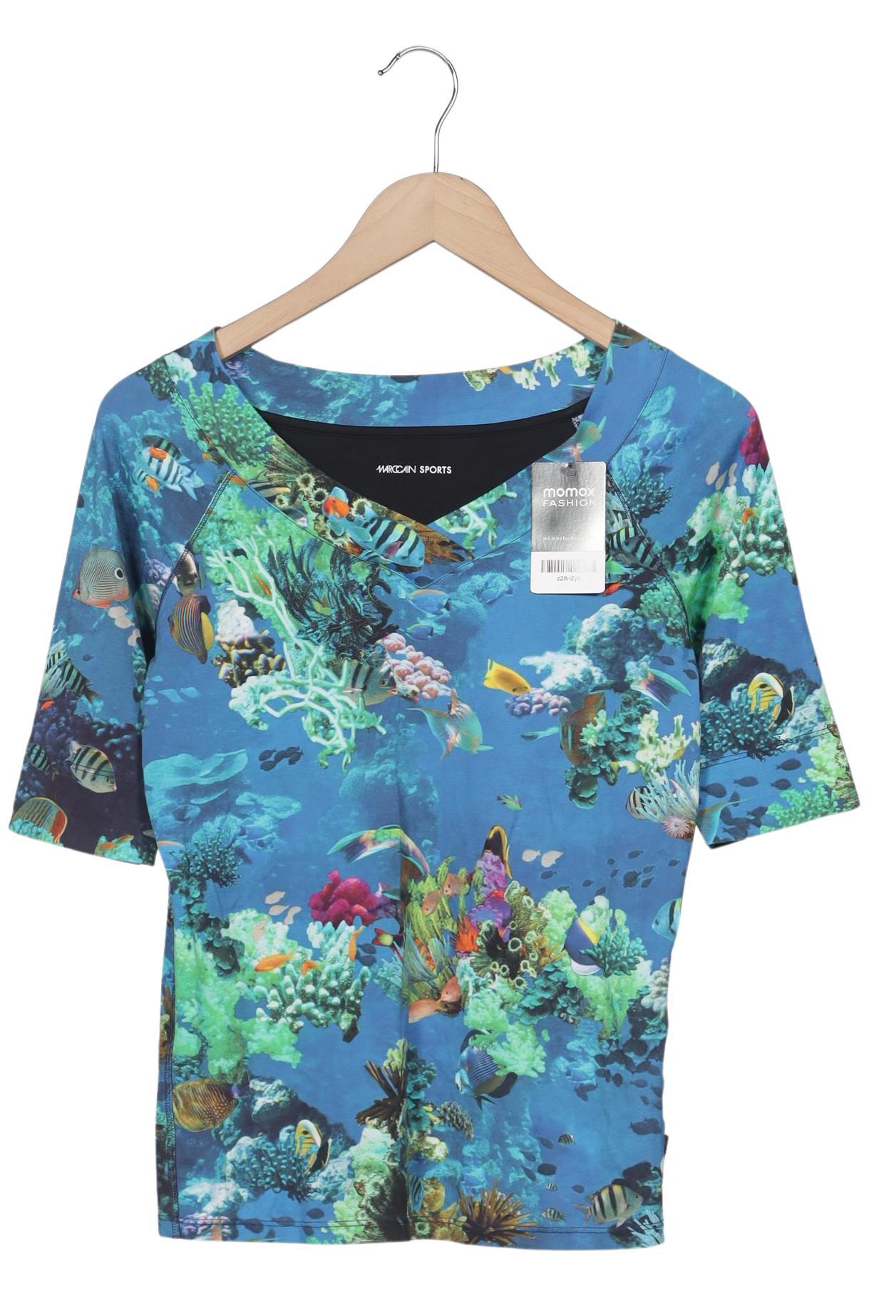 

Marc Cain Sports Damen T-Shirt, blau, Gr. 38