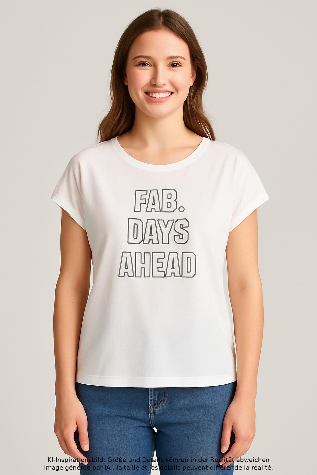 

Marc Cain Sports Damen T-Shirt, weiß, Gr. 36