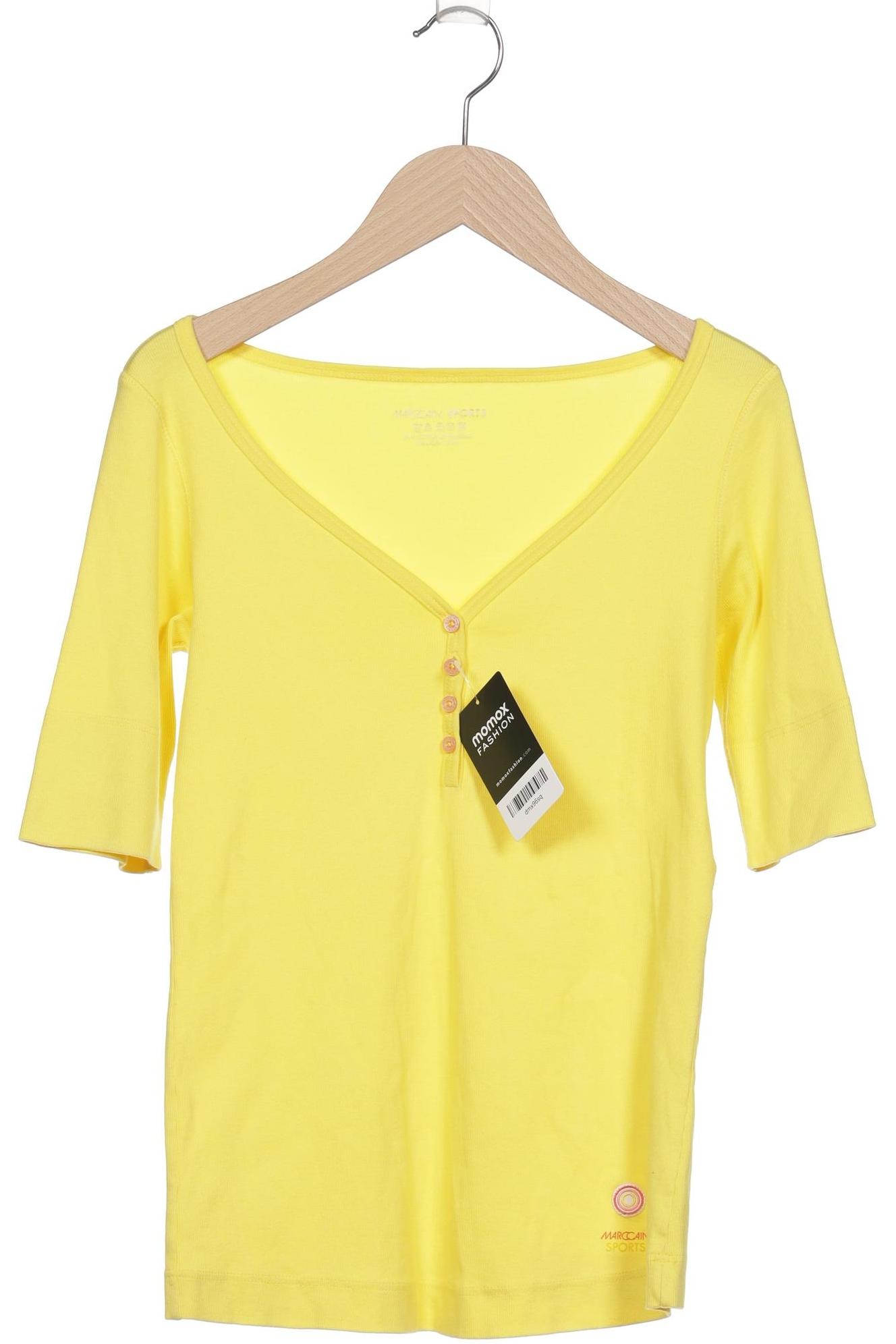 

Marc Cain Sports Damen T-Shirt, gelb, Gr. 36