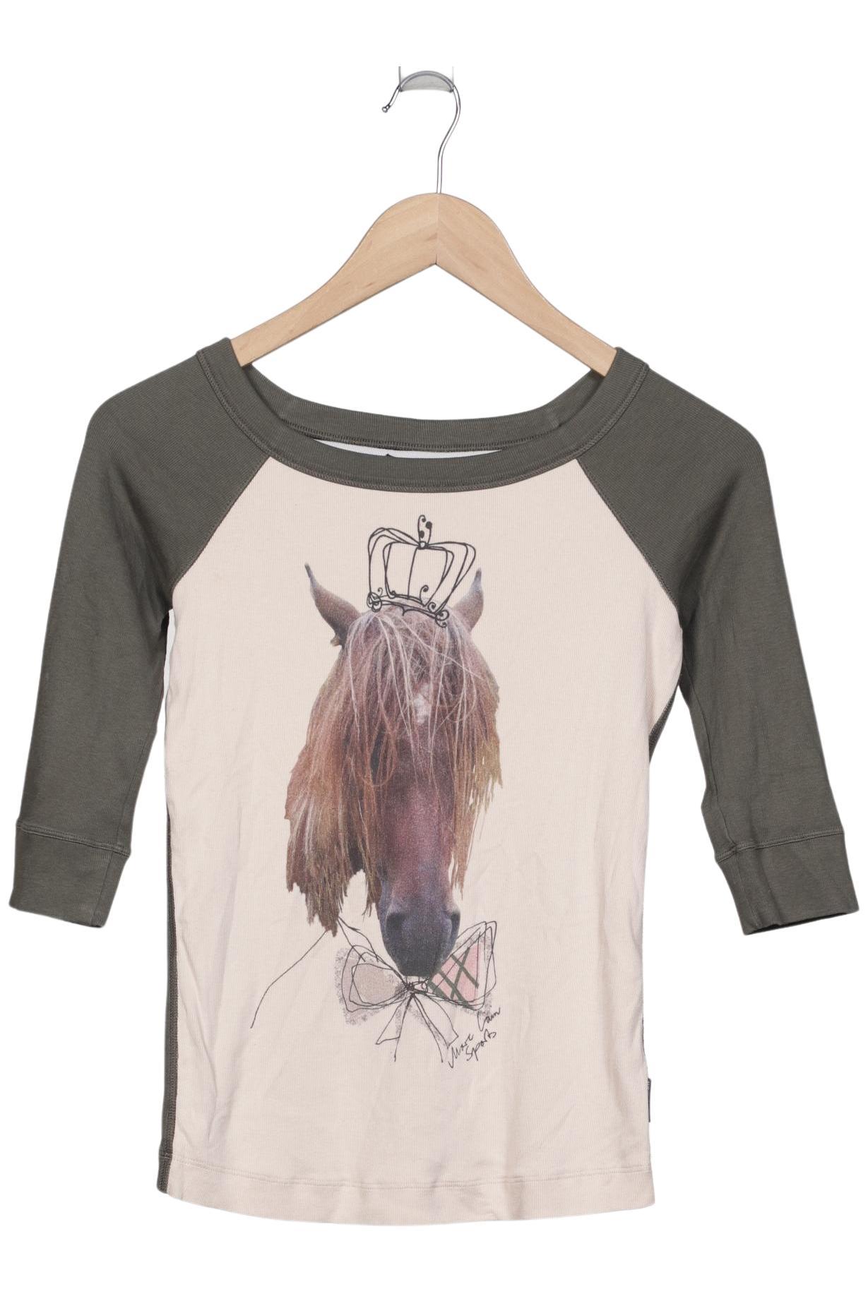 

Marc Cain Sports Damen Langarmshirt, grün, Gr. 32