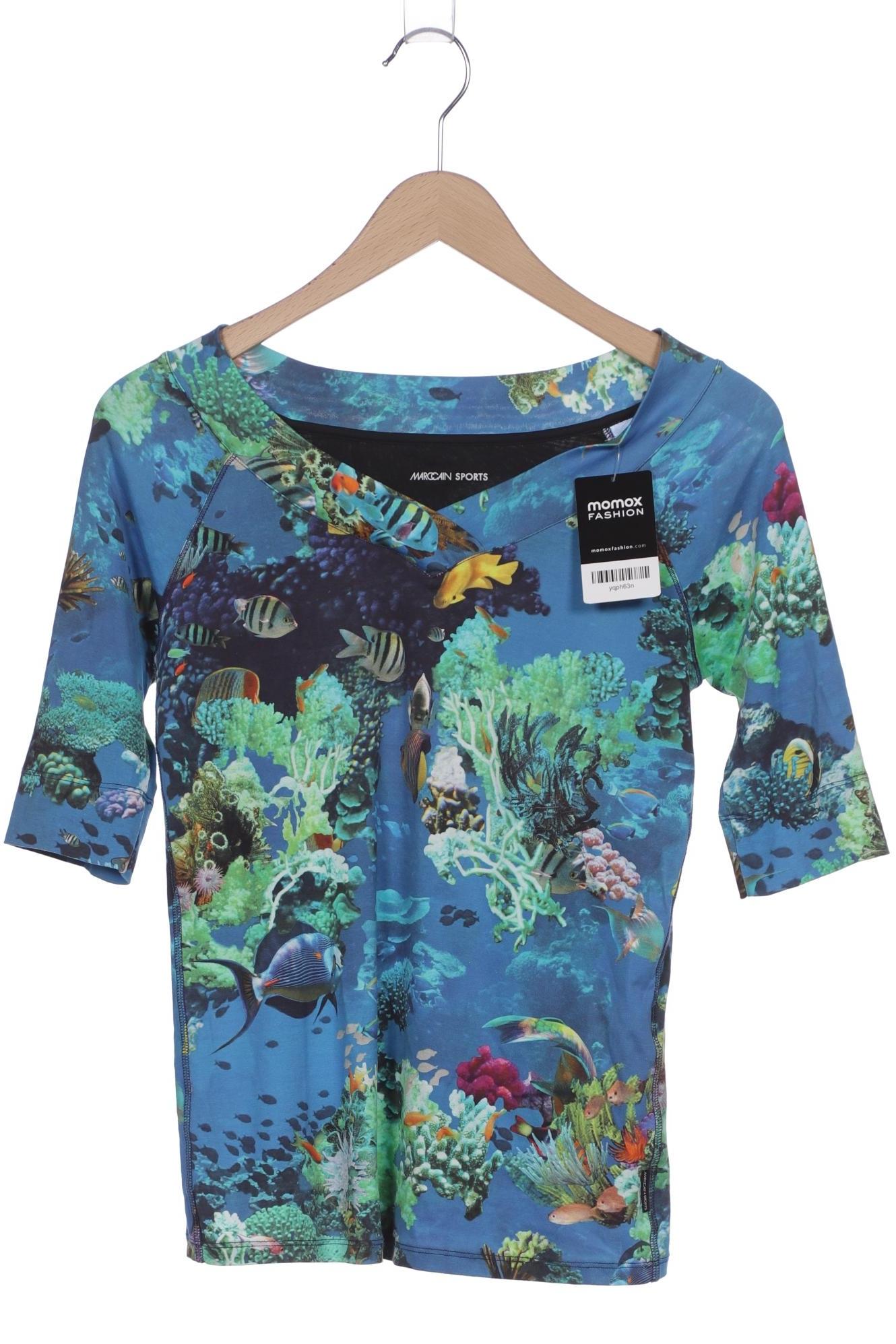 

Marc Cain Sports Damen T-Shirt, blau, Gr. 38