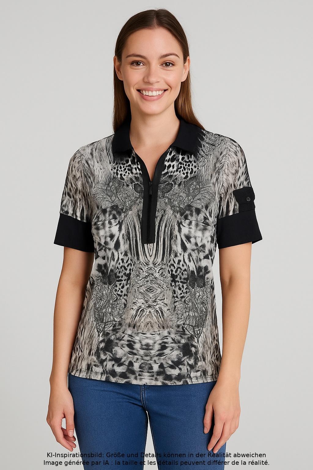 

Marc Cain Sports Damen T-Shirt, marineblau, Gr. 42