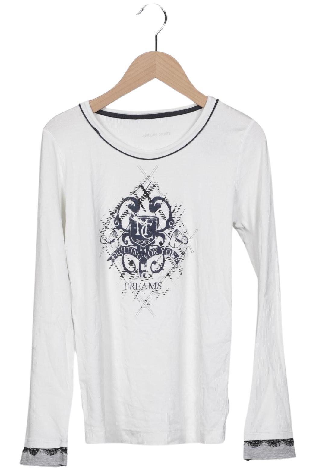 

Marc Cain Sports Damen Langarmshirt, weiß, Gr. 40