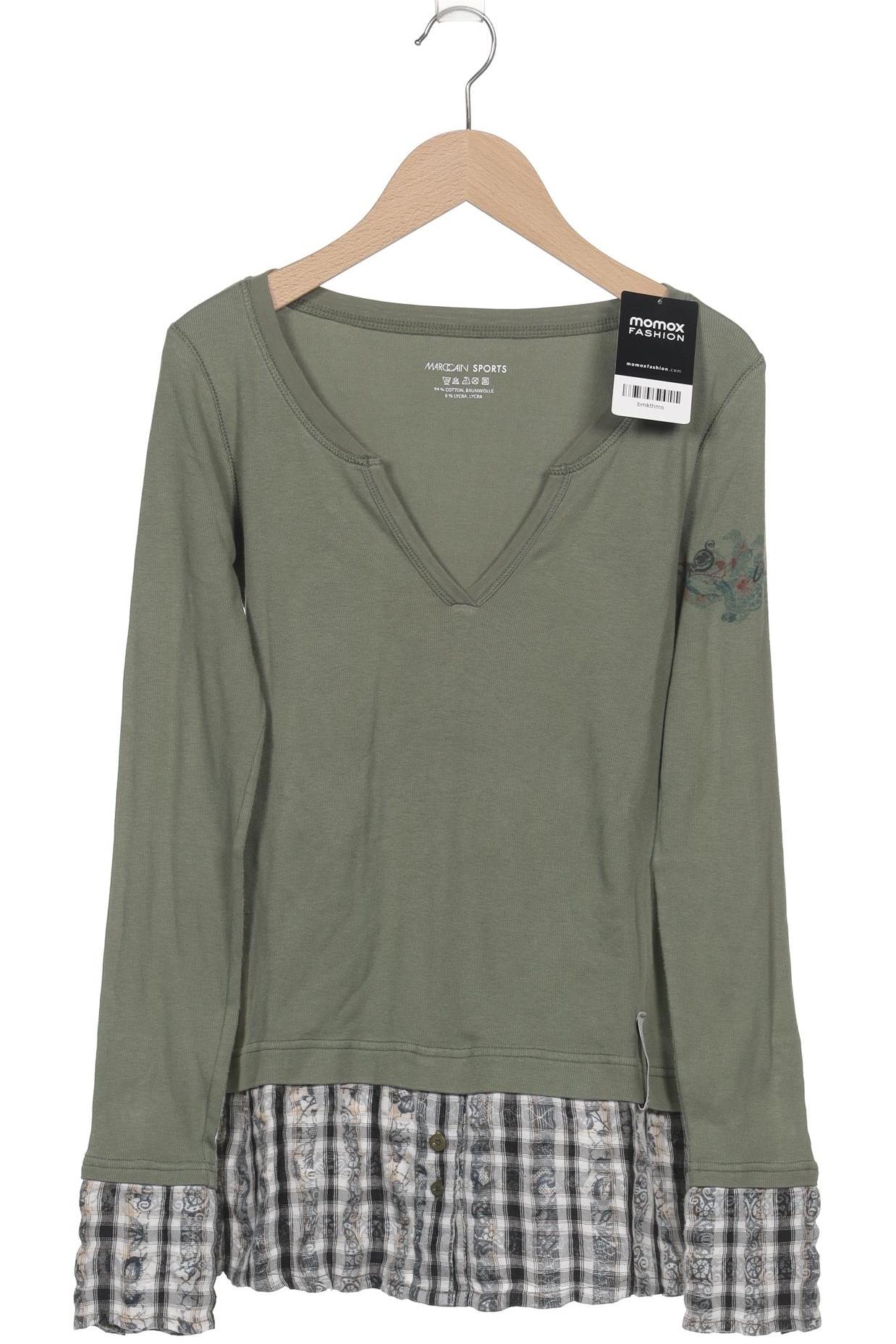 

Marc Cain Sports Damen Langarmshirt, grün, Gr. 34
