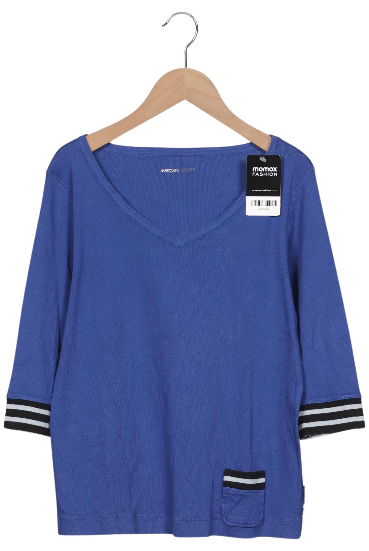 

Marc Cain Sports Damen Langarmshirt, blau, Gr. 38