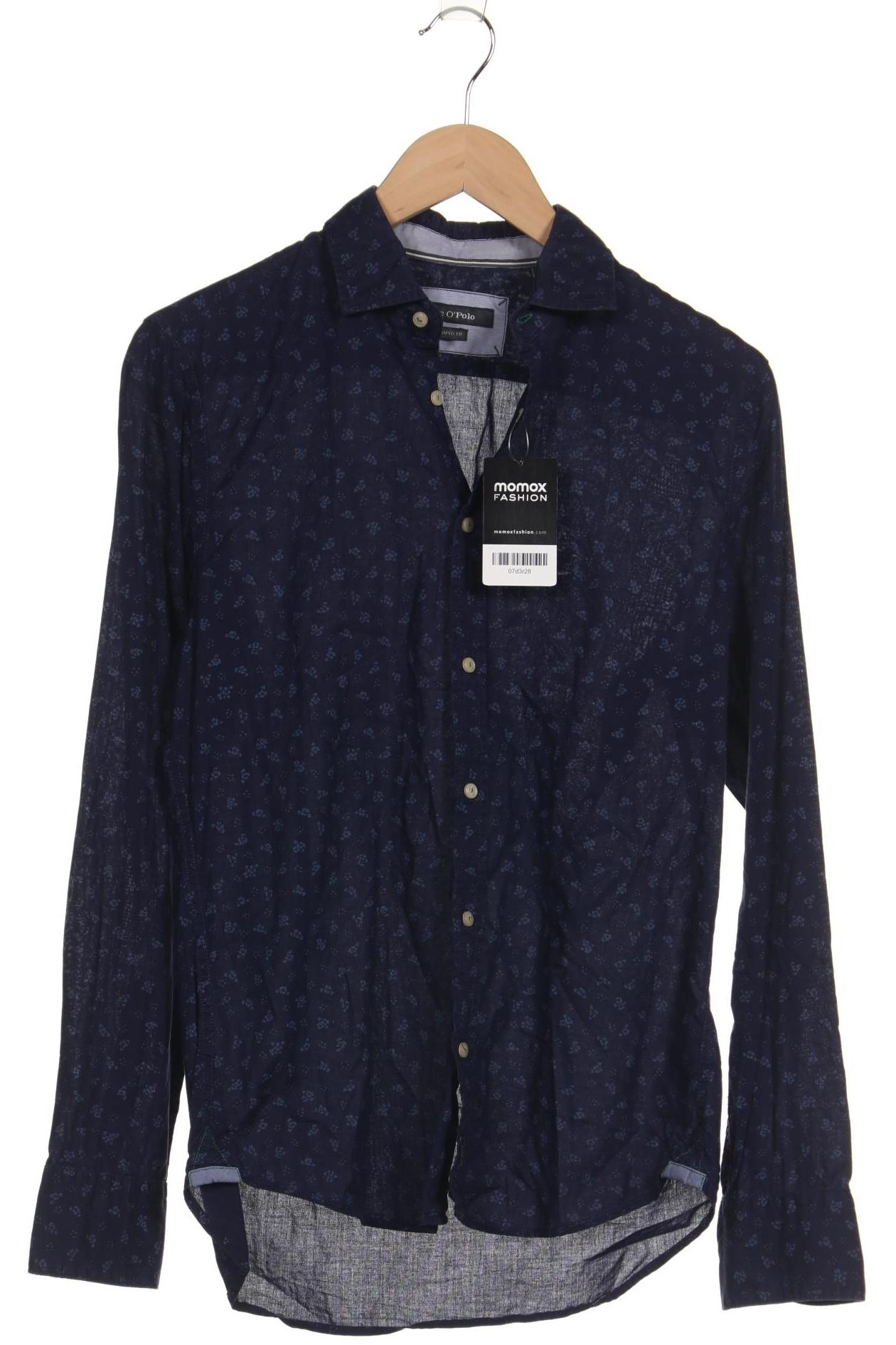 

Marc O Polo Herren Hemd, marineblau, Gr. 46