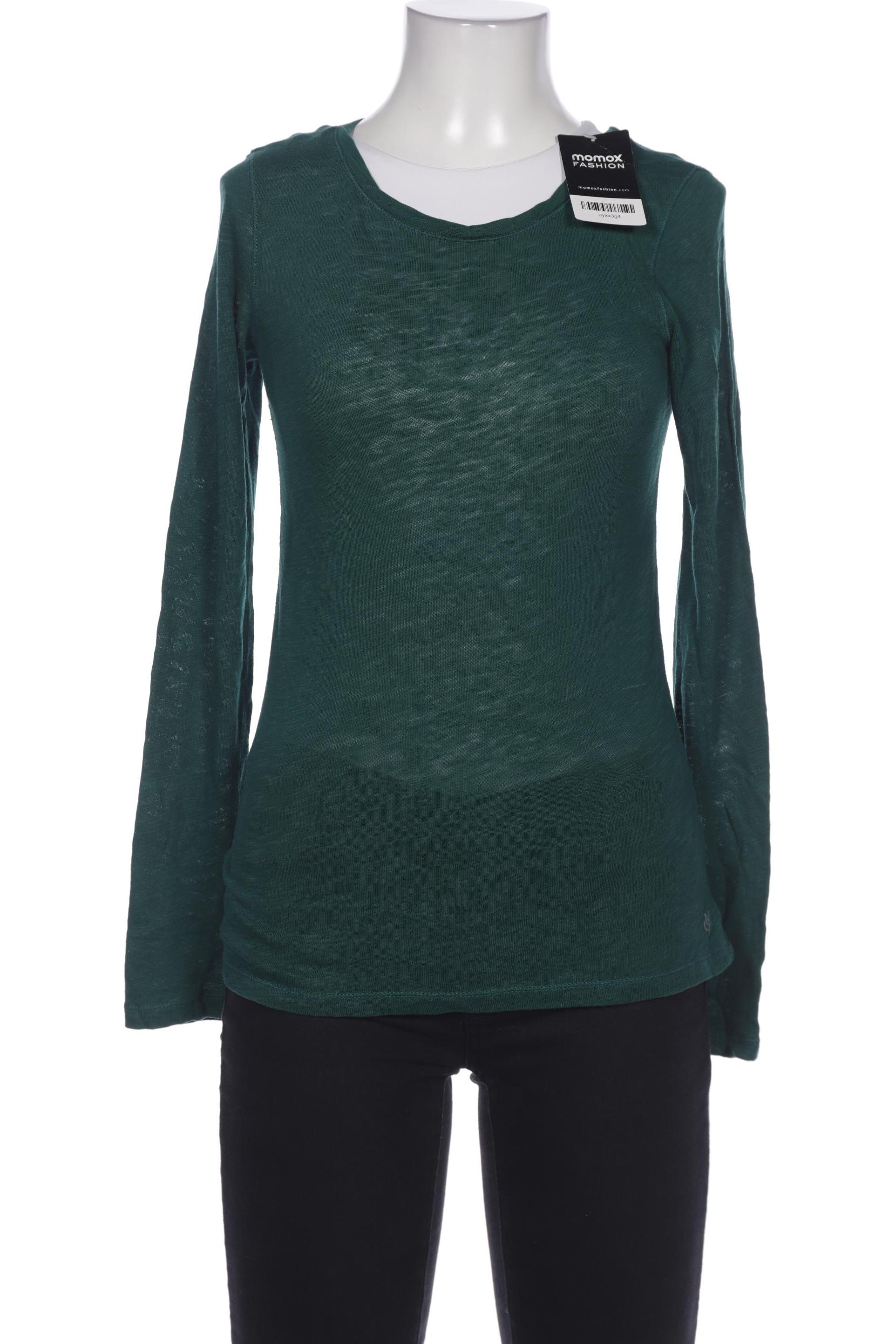 

Marc O Polo Damen Langarmshirt, türkis, Gr. 34