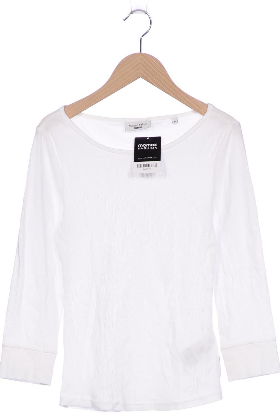 

Marc O Polo Damen Langarmshirt, weiß, Gr. 34