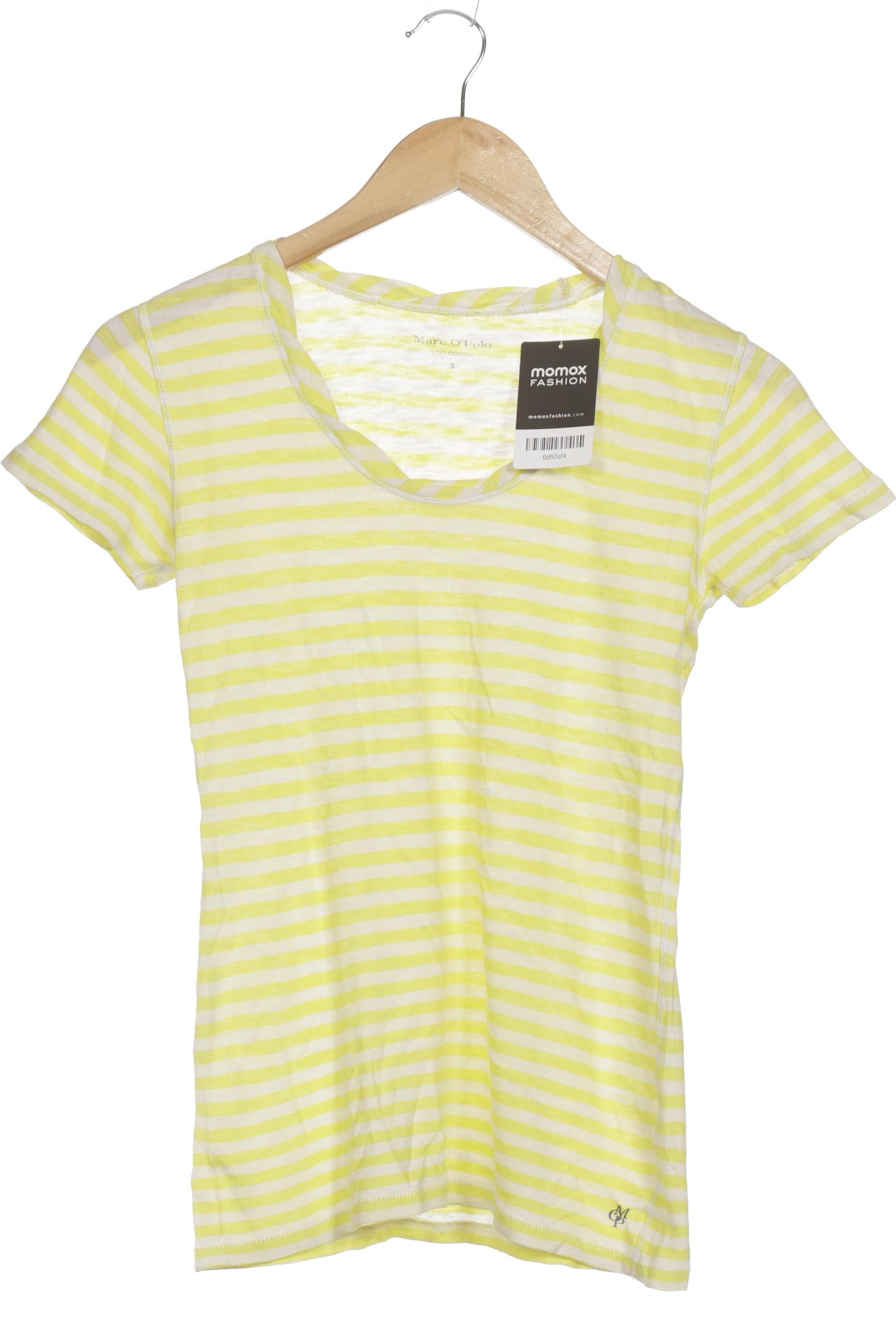 Image of Marc O Polo Damen T-Shirt gelb INT S Baumwolle kein Etikett