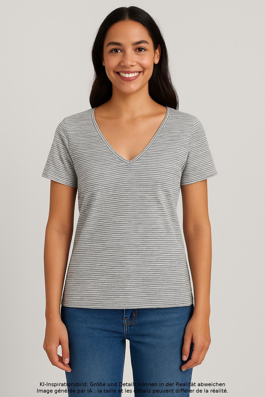 

Marc O Polo Damen T-Shirt, grau, Gr. 36