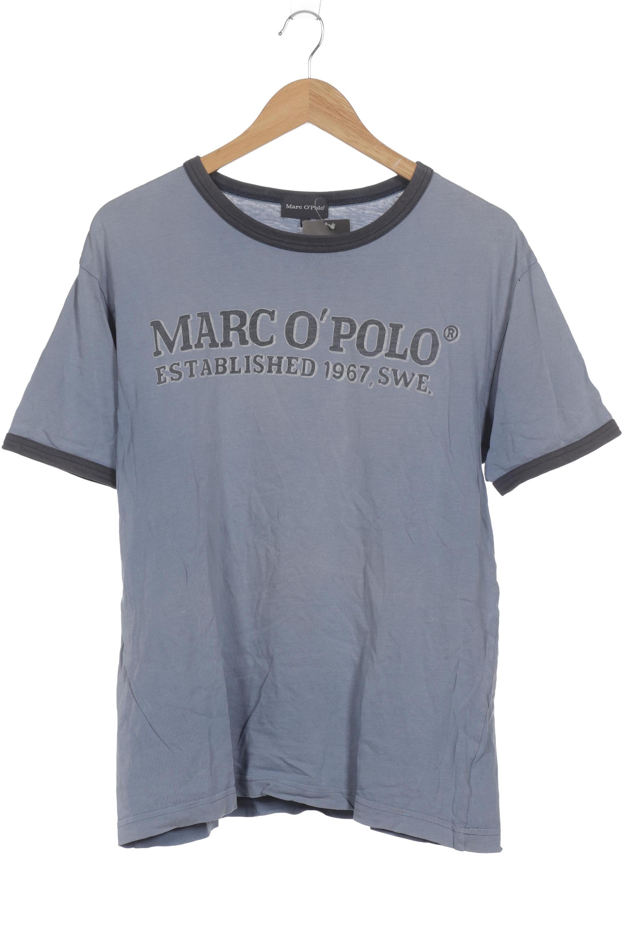 Image of Marc O Polo Herren T-Shirt blau INT XL Baumwolle