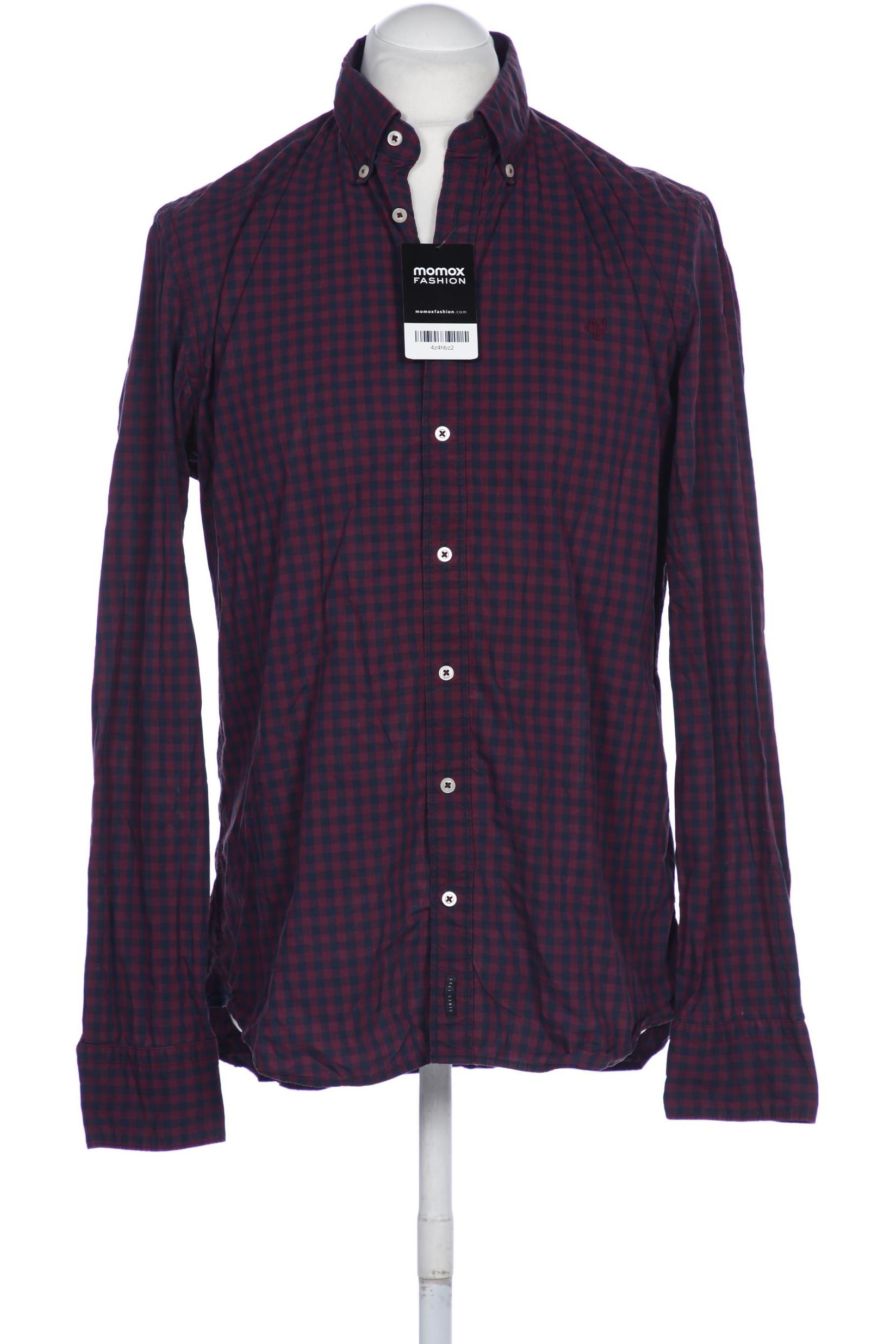 

Marc O Polo Herren Hemd, bordeaux, Gr. 52