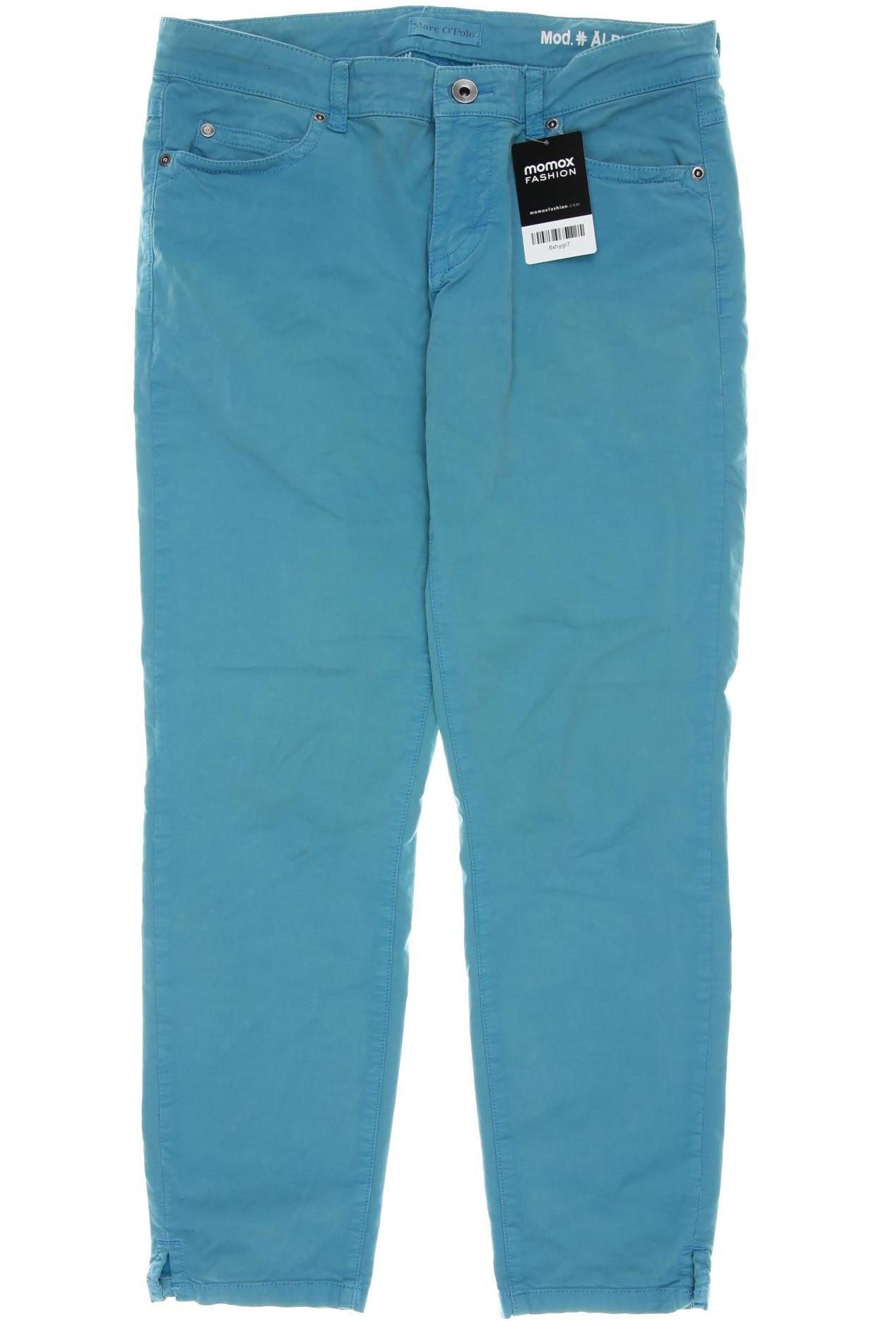 

Marc O Polo Damen Stoffhose, türkis, Gr. 28