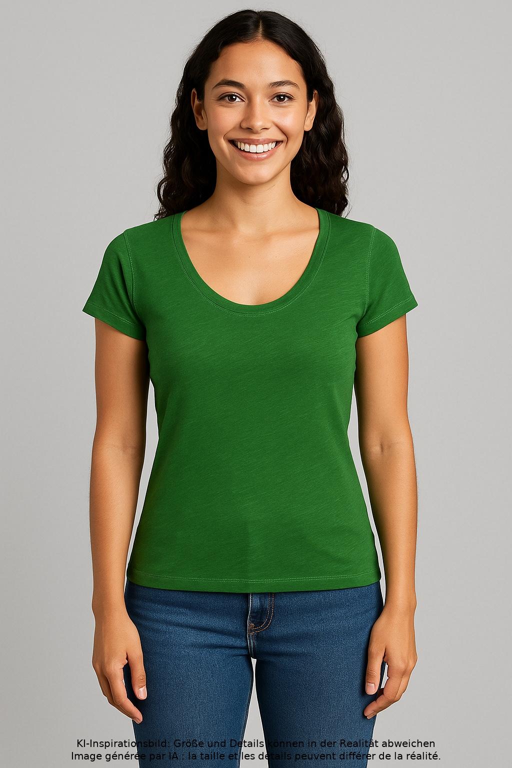 

Marc O Polo Damen T-Shirt, grün, Gr. 42