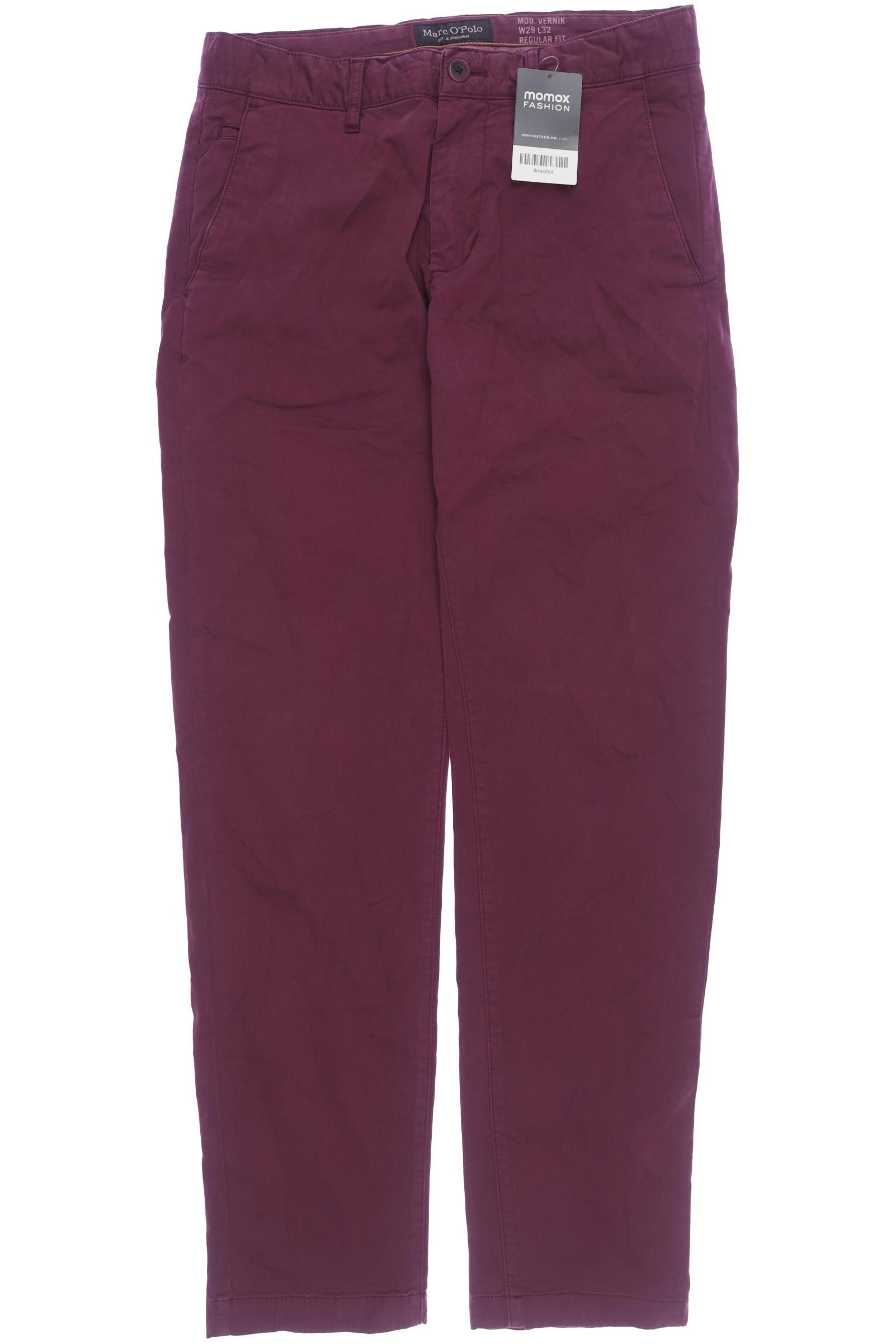 

Marc O Polo Herren Stoffhose, bordeaux, Gr. 29