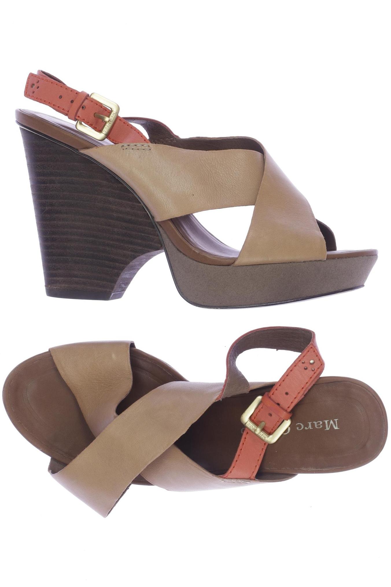 

Marc O Polo Damen Sandale, beige, Gr. 5.5