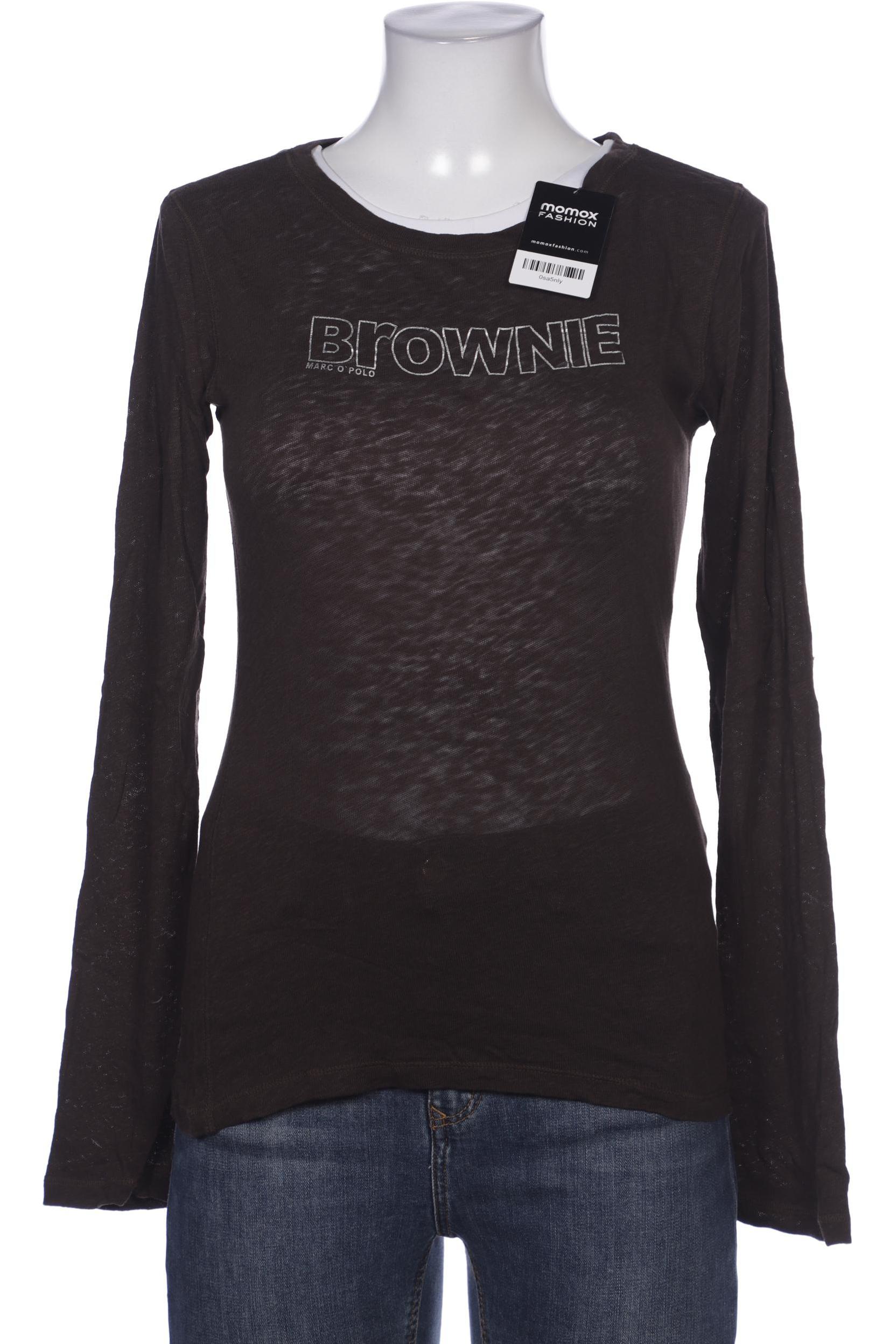 

Marc O Polo Damen Langarmshirt, braun, Gr. 38